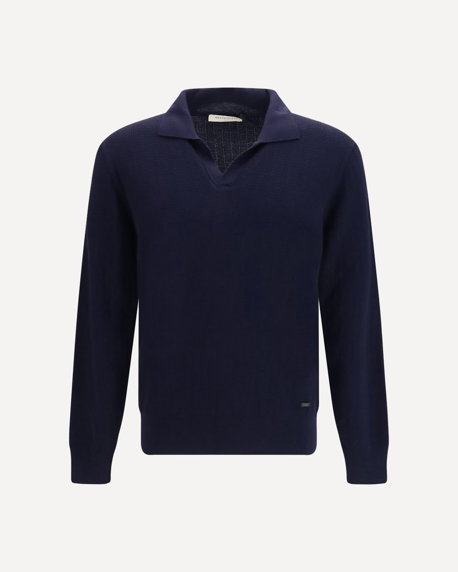 BROOKSFIELD Polo collar Sweater, view 3