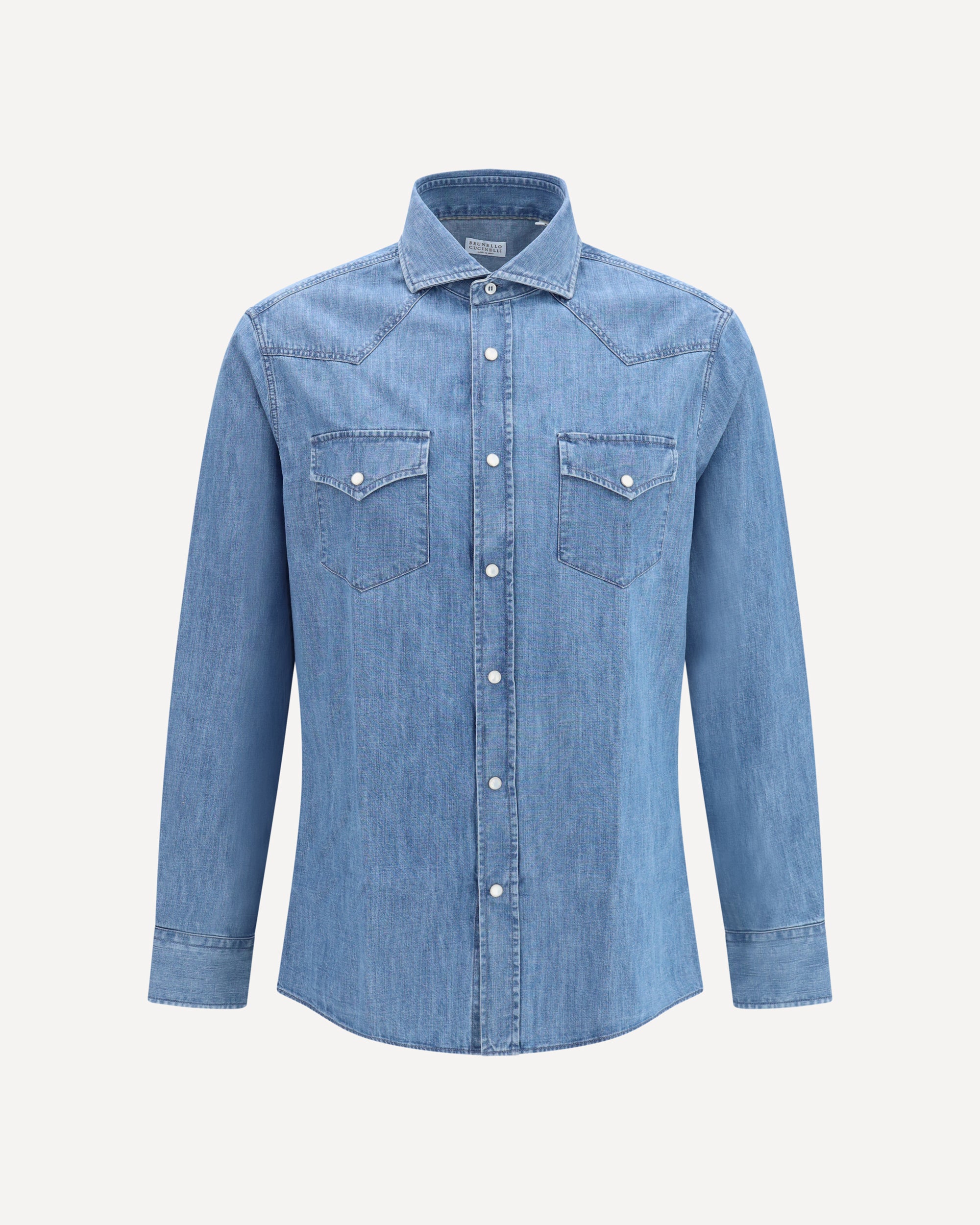 Brunello Cucinelli Easy Fit lightweight denim Shirt