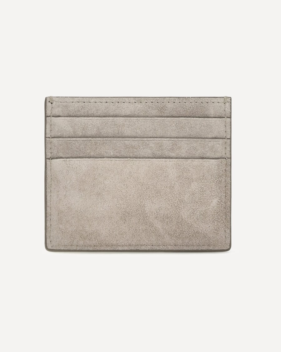 Brunello Cucinelli Suede Card Holder, view 4