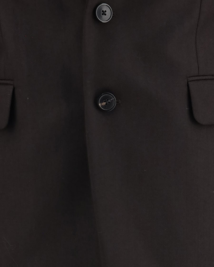 Dries Van Noten Chevron wool Suit, view 5