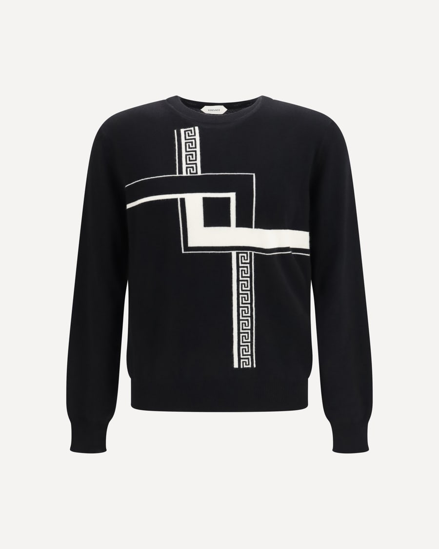 Versace Greca Incrocio Sweater