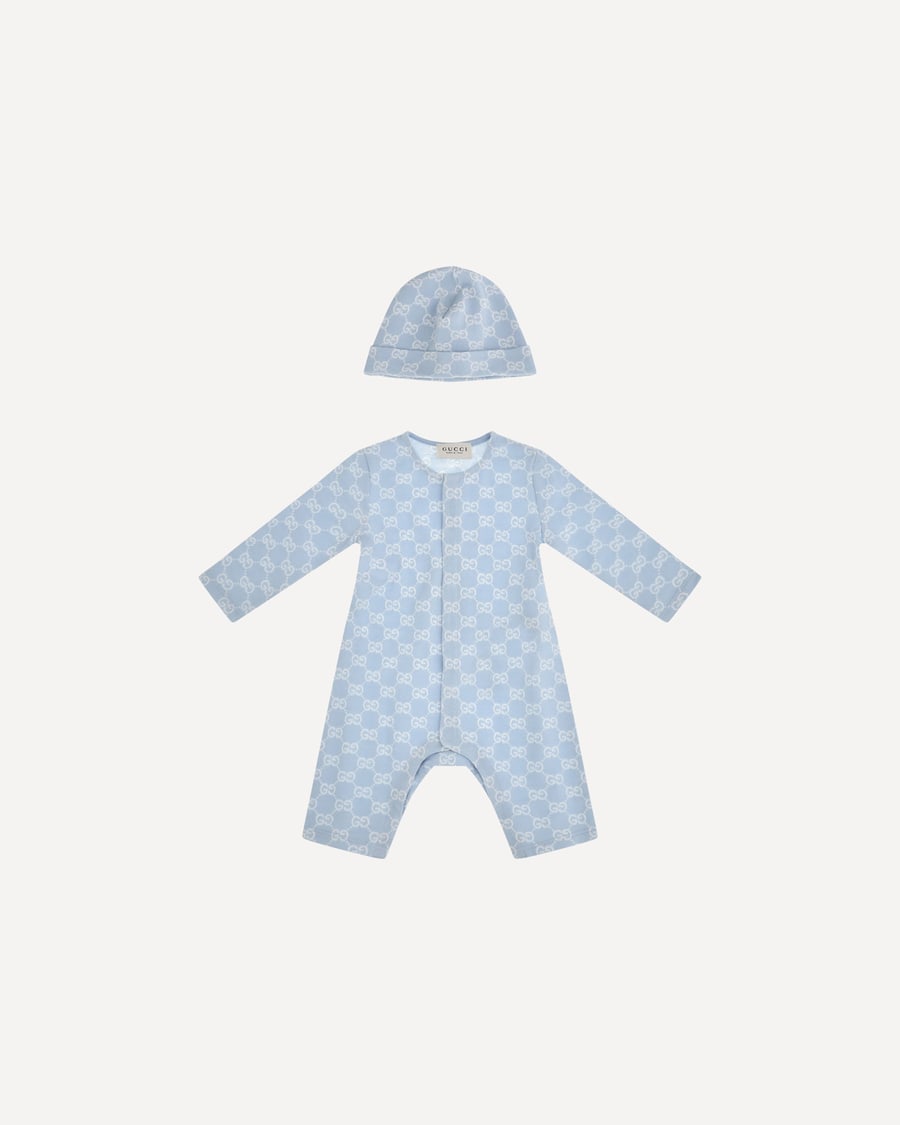Gucci GG cotton piqué Baby gift Set
