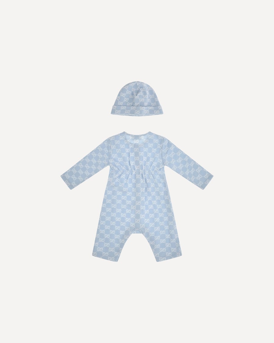 Gucci GG cotton piqué Baby gift Set, view 4