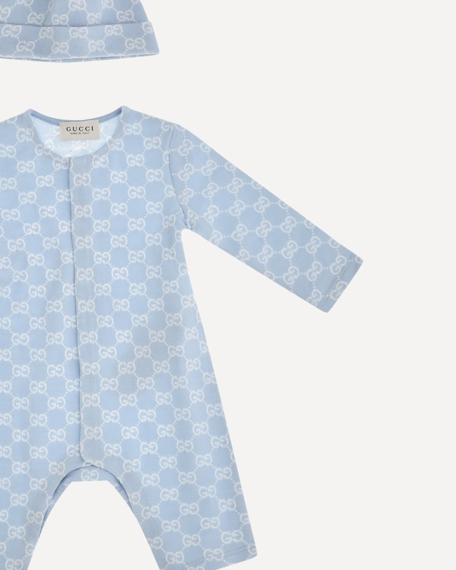 Gucci GG cotton piqué Baby gift Set, view 5