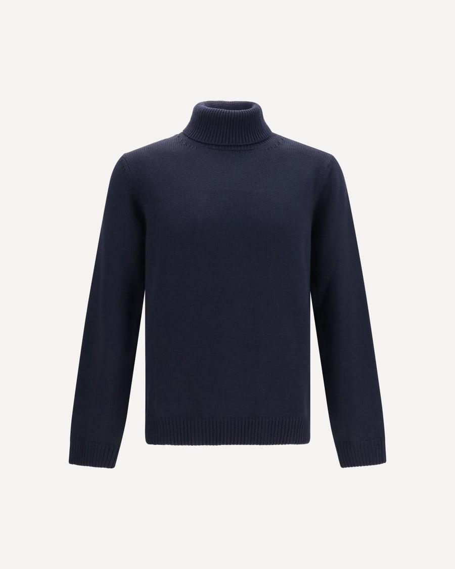 ROBERTO COLLINA Turtleneck wool Sweater, view 3