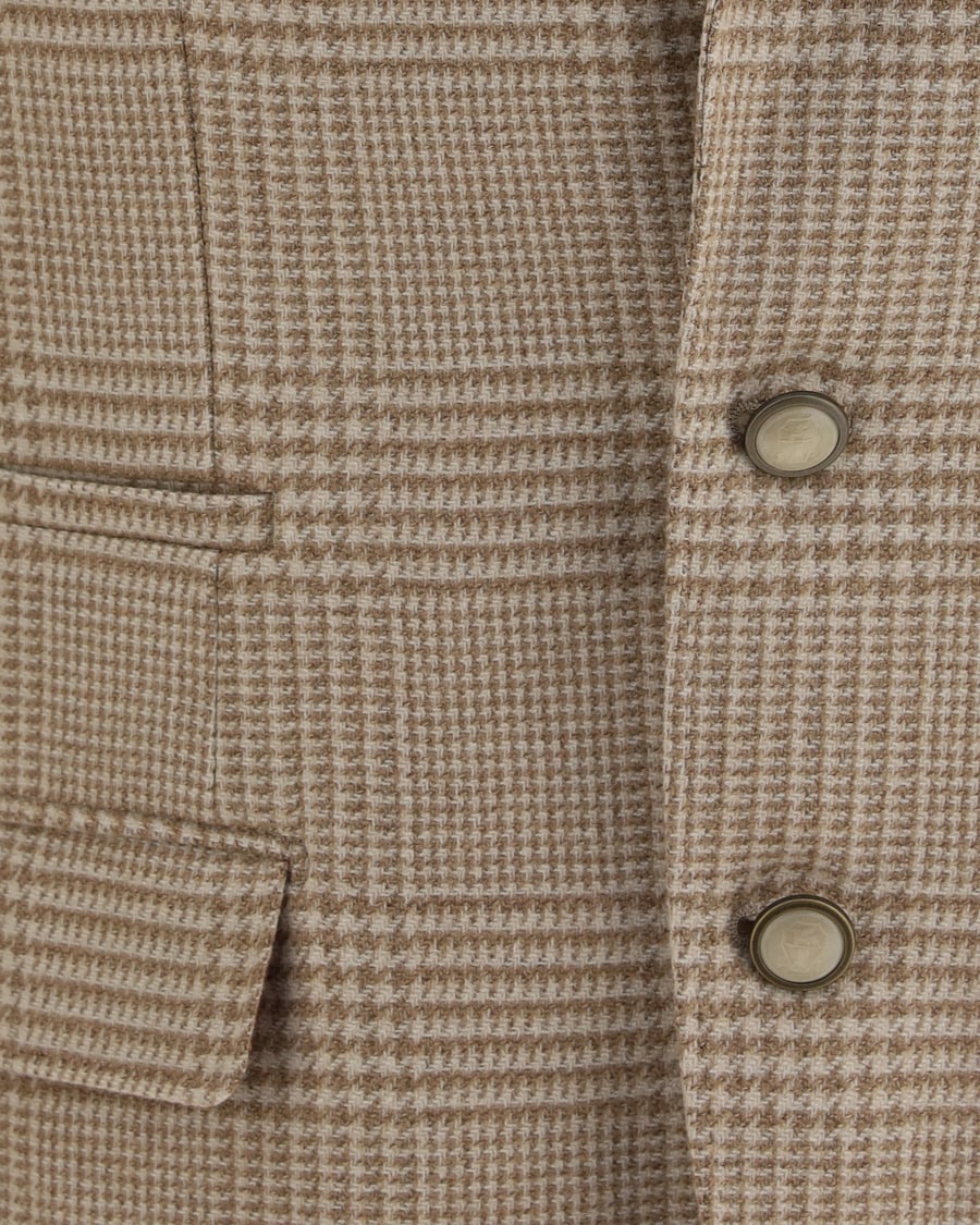 Brunello Cucinelli Single breasted checked Blazer, view 5