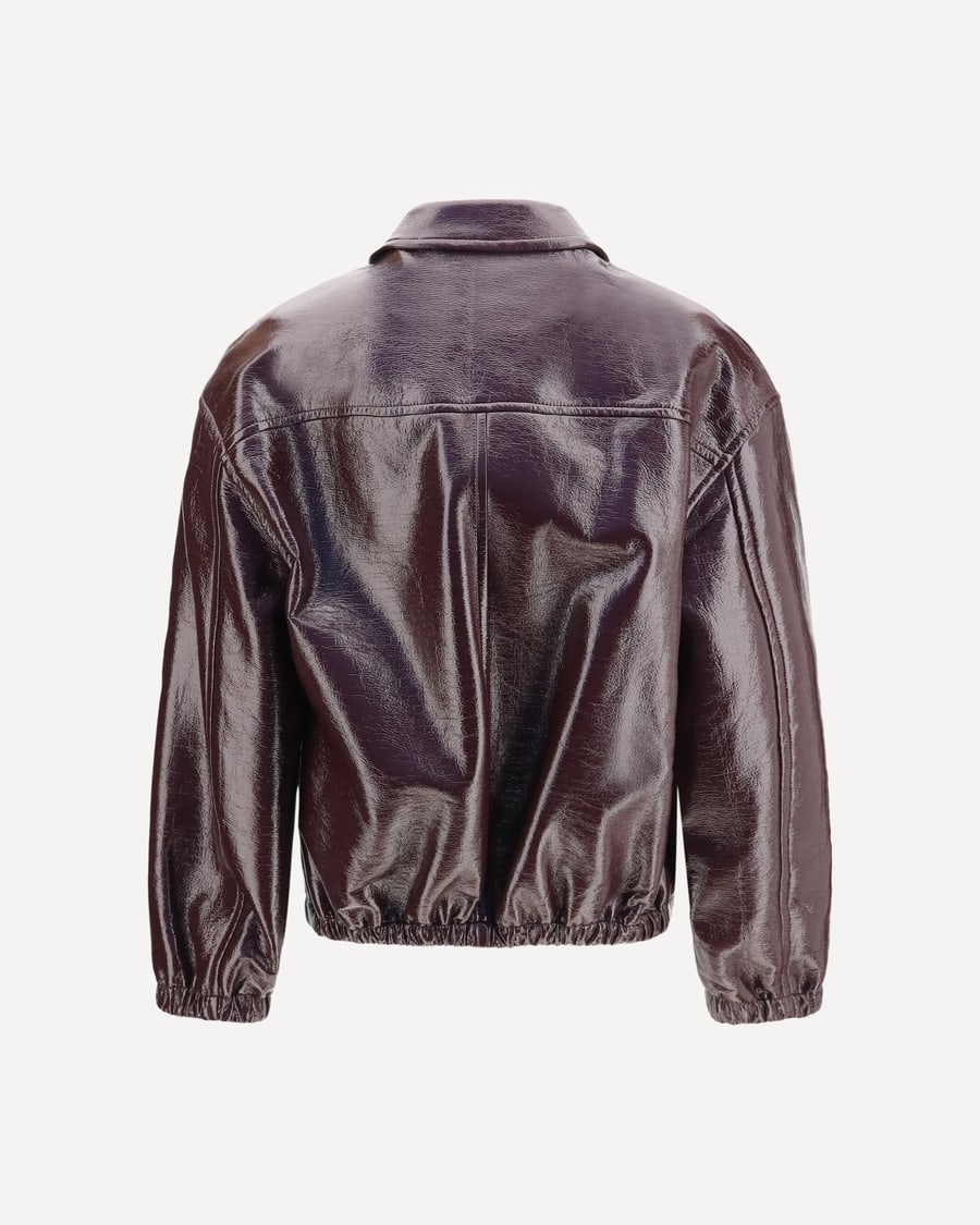 COURRÈGES Vinyl Bomber Jacket, view 4