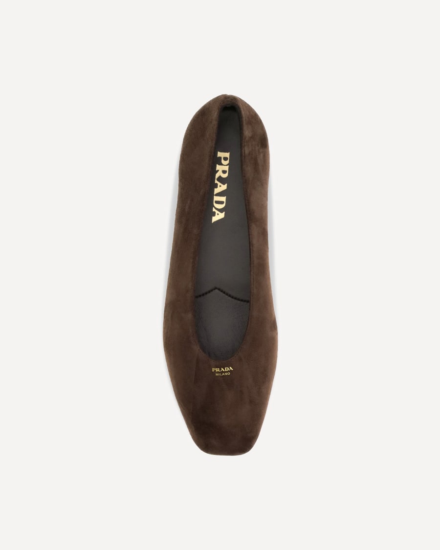 Prada Suede leather Ballerinas, view 6
