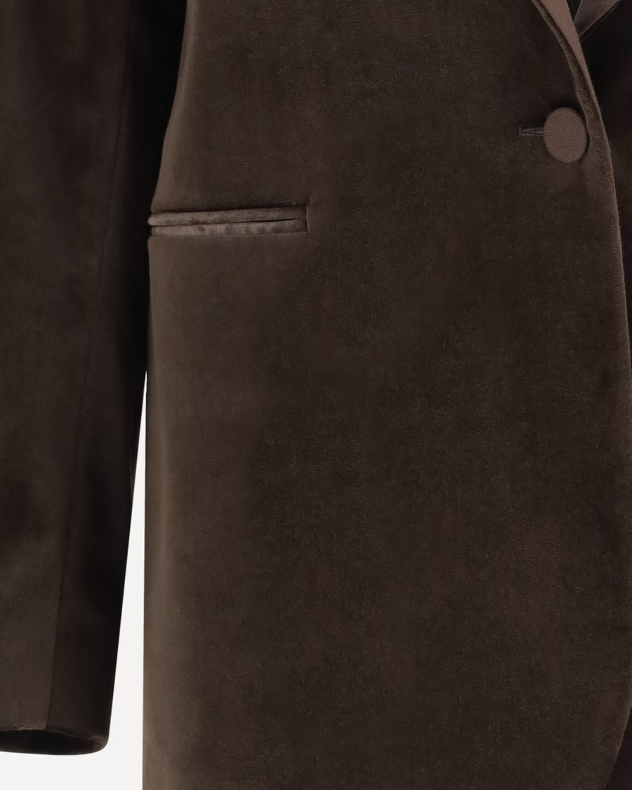 LARDINI Velvet Blazer, view 5