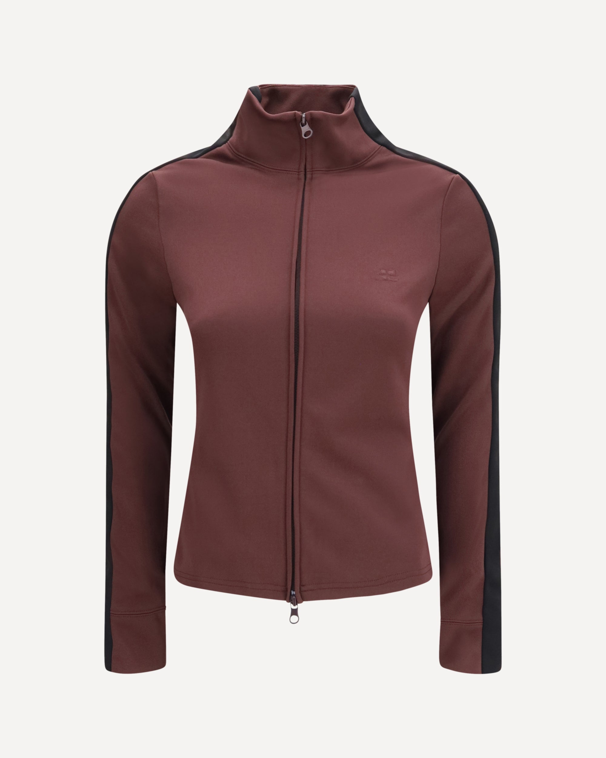 COURRÈGES Two-tone high neck Sweatshirt