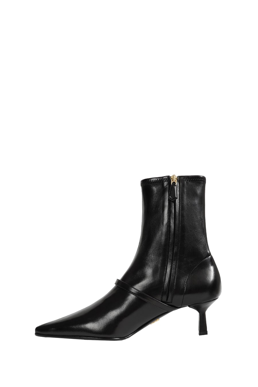 Prada Stretch Nappa Leather Ankle Boots, view 4