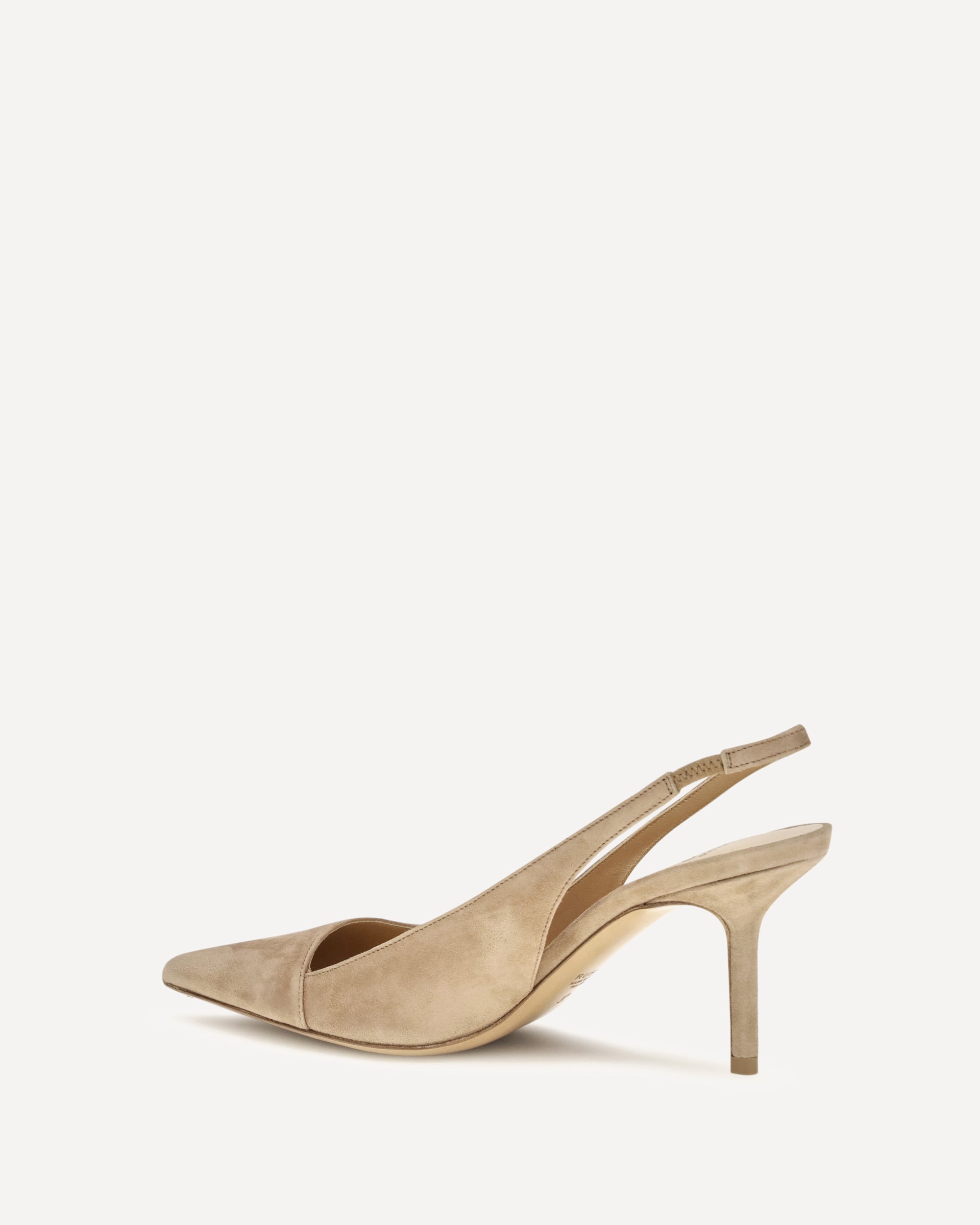 FRANCESCO RUSSO Suede Slingback Pumps, view 2
