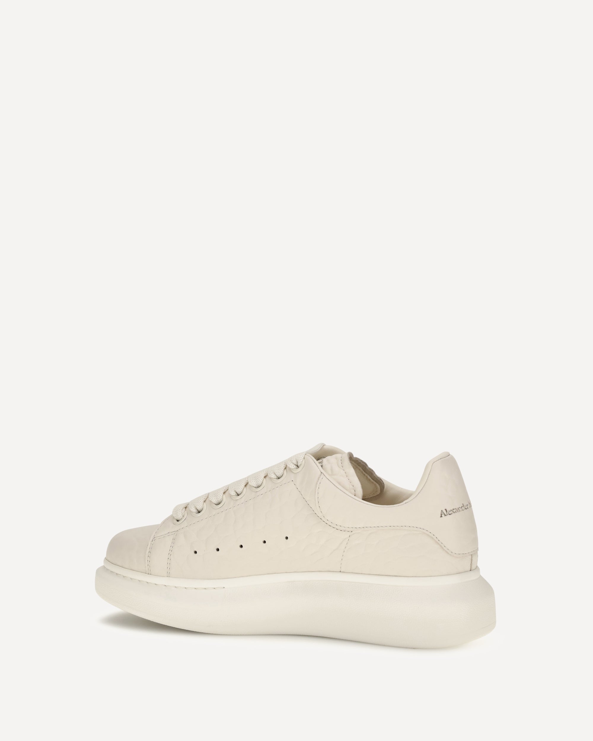 Alexander McQueen Oversized pebbled leather Sneakers, view 2
