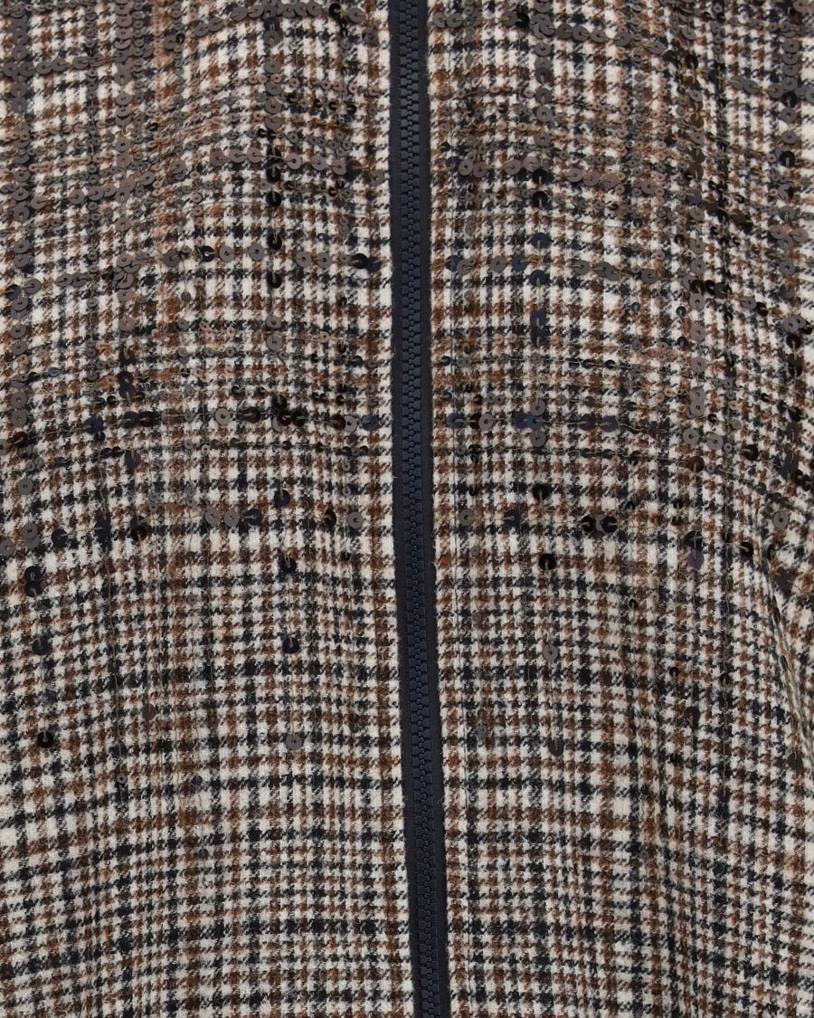 Brunello Cucinelli Padded Jacket with sequin details, view 5