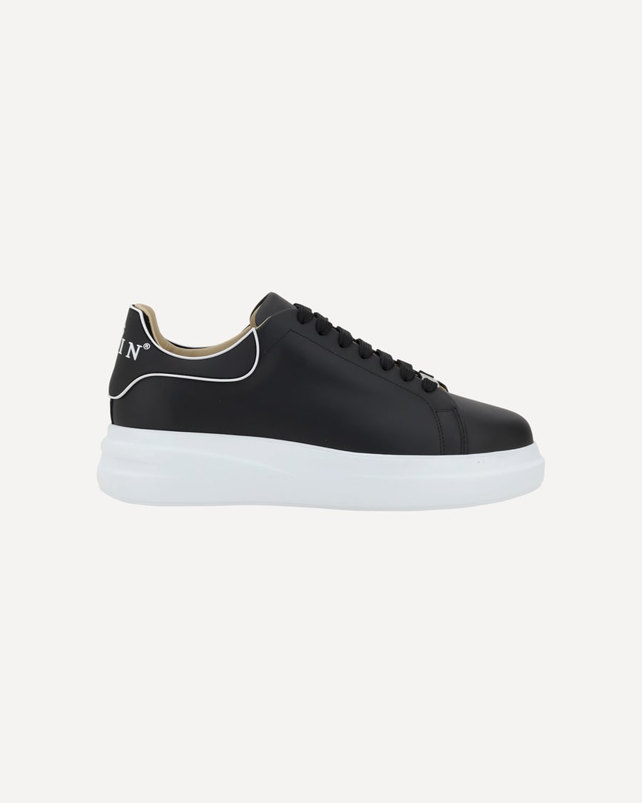 PHILIPP PLEIN Leather Sneakers, view 3
