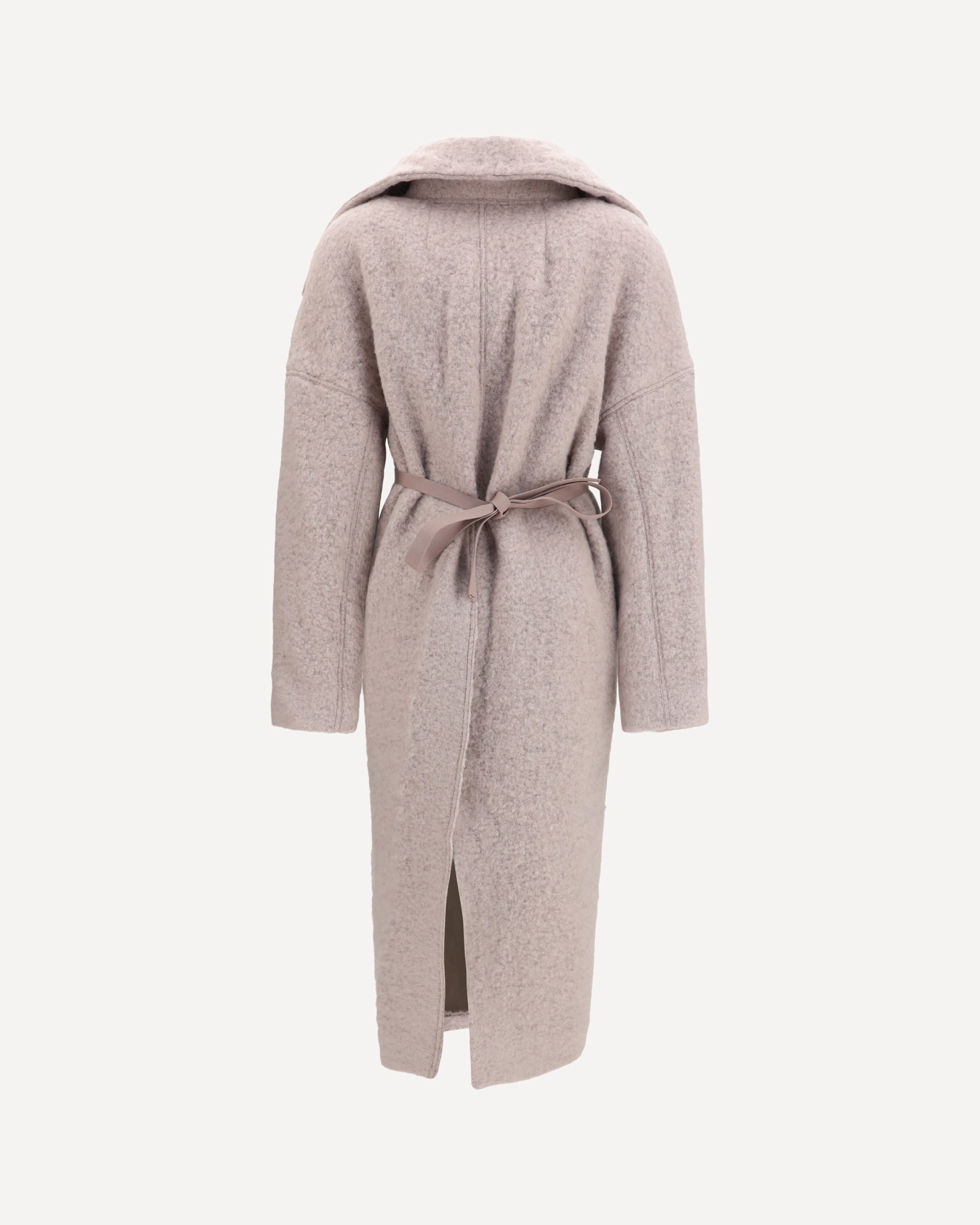 Rick Owens Dracucollar belted Coat, view 2