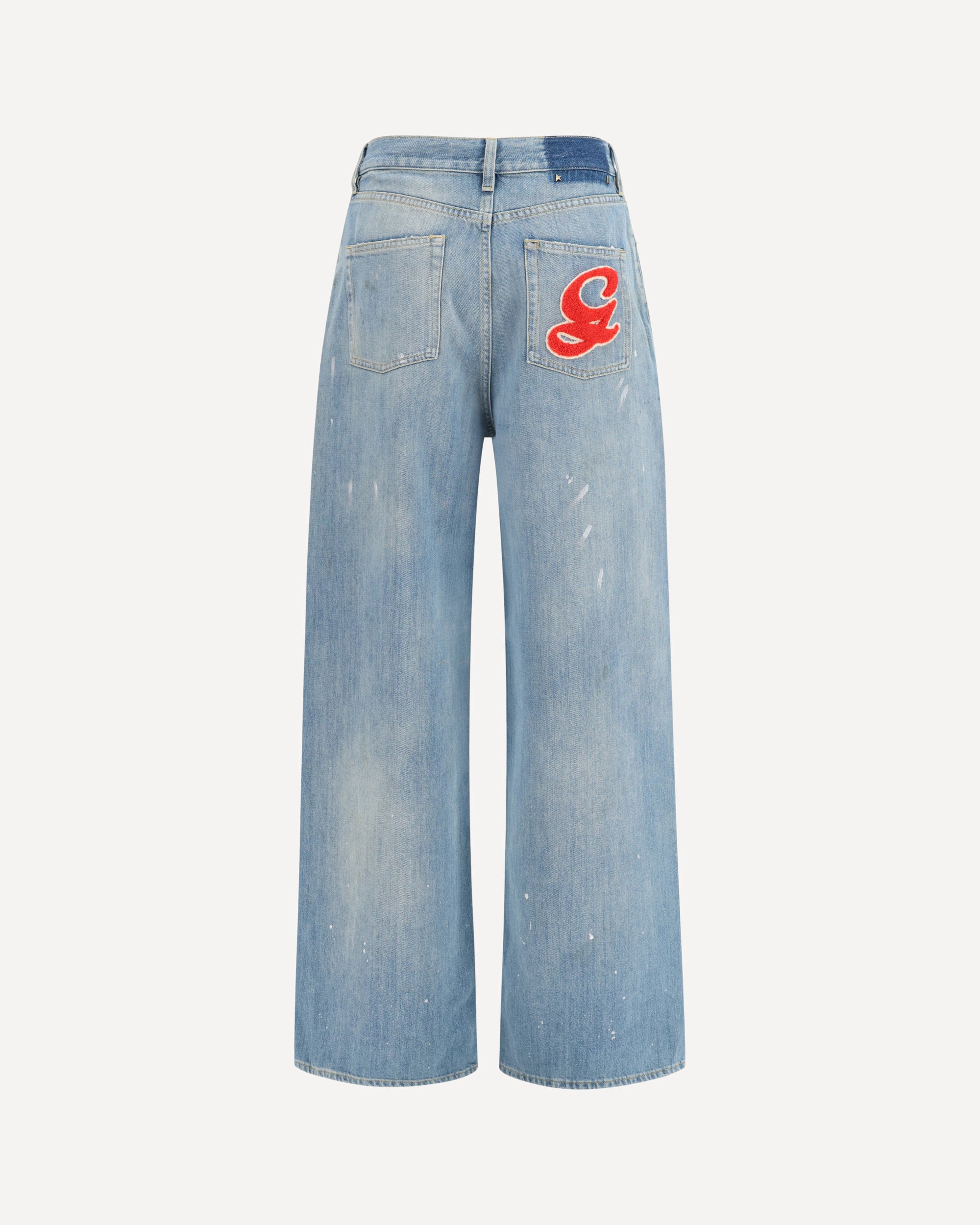 Golden Goose Embroidered logo denim Jeans, view 2