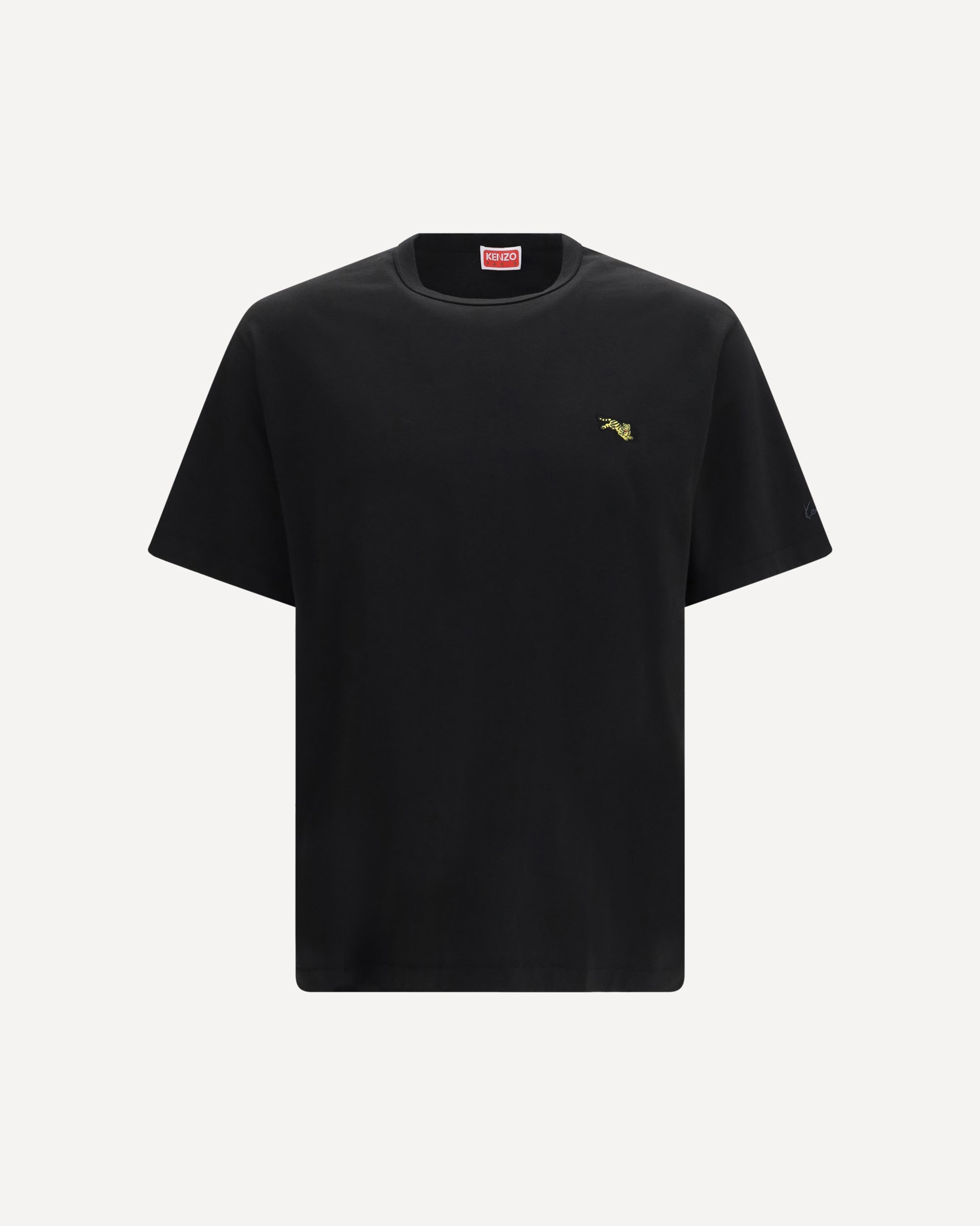 KENZO Kenzo Jumping Tiger embroidered cotton T-shirt