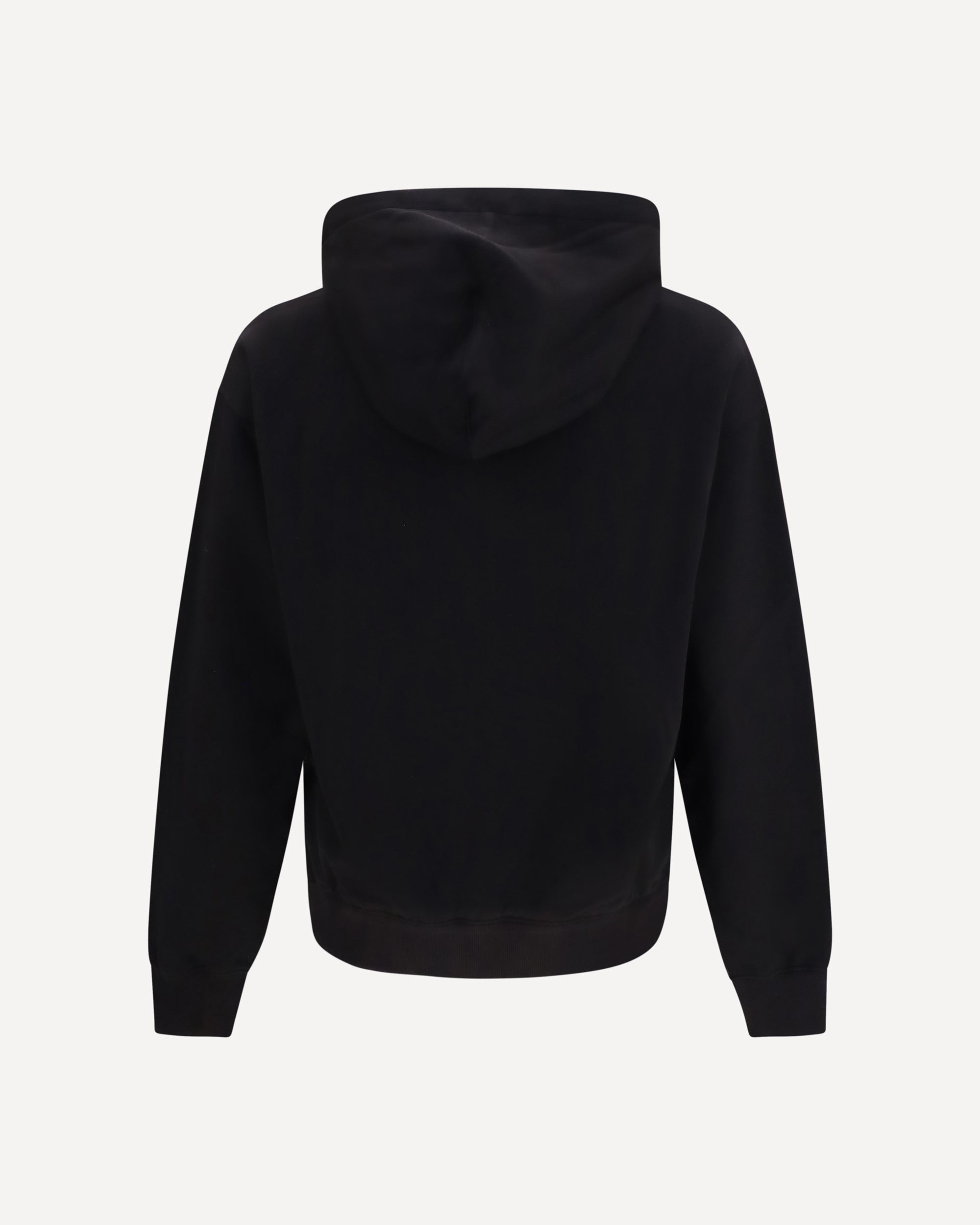 Dolce & Gabbana Cotton Hooded Sweatshirt with DG plaque, view 2