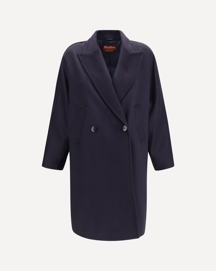 Max Mara Studio Double breasted wool drap Coat