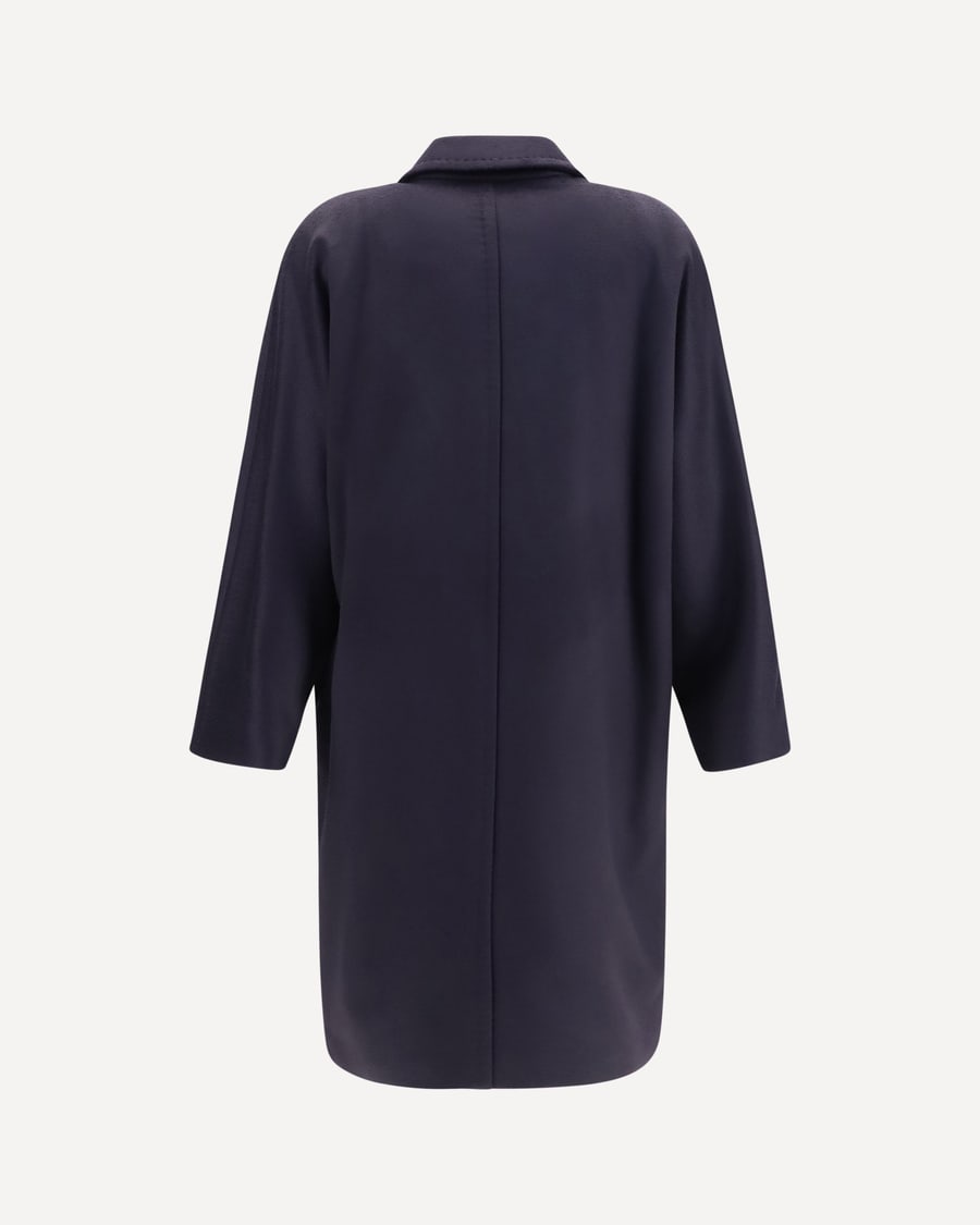 Max Mara Studio Double breasted wool drap Coat, view 4