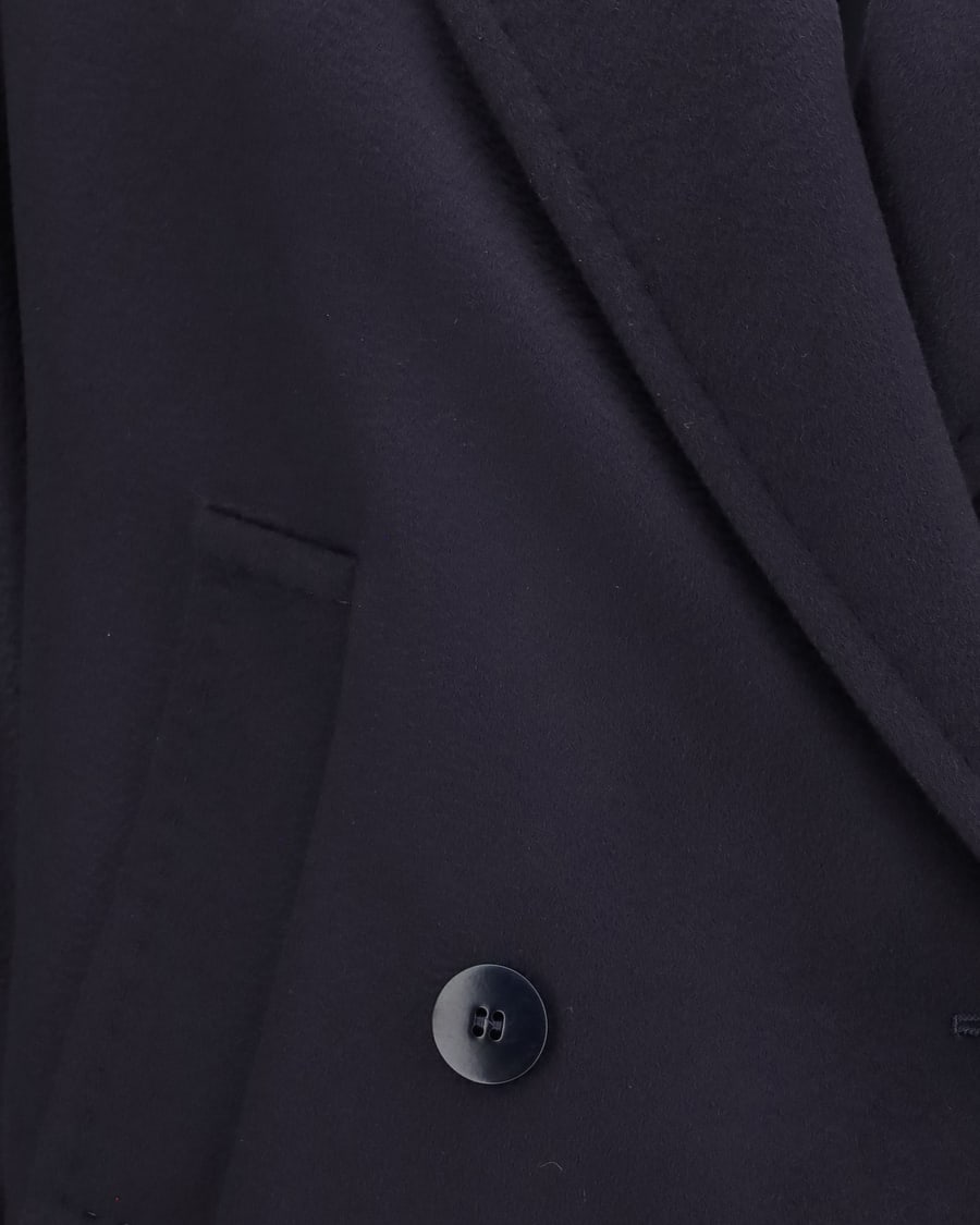 Max Mara Studio Double breasted wool drap Coat, view 5