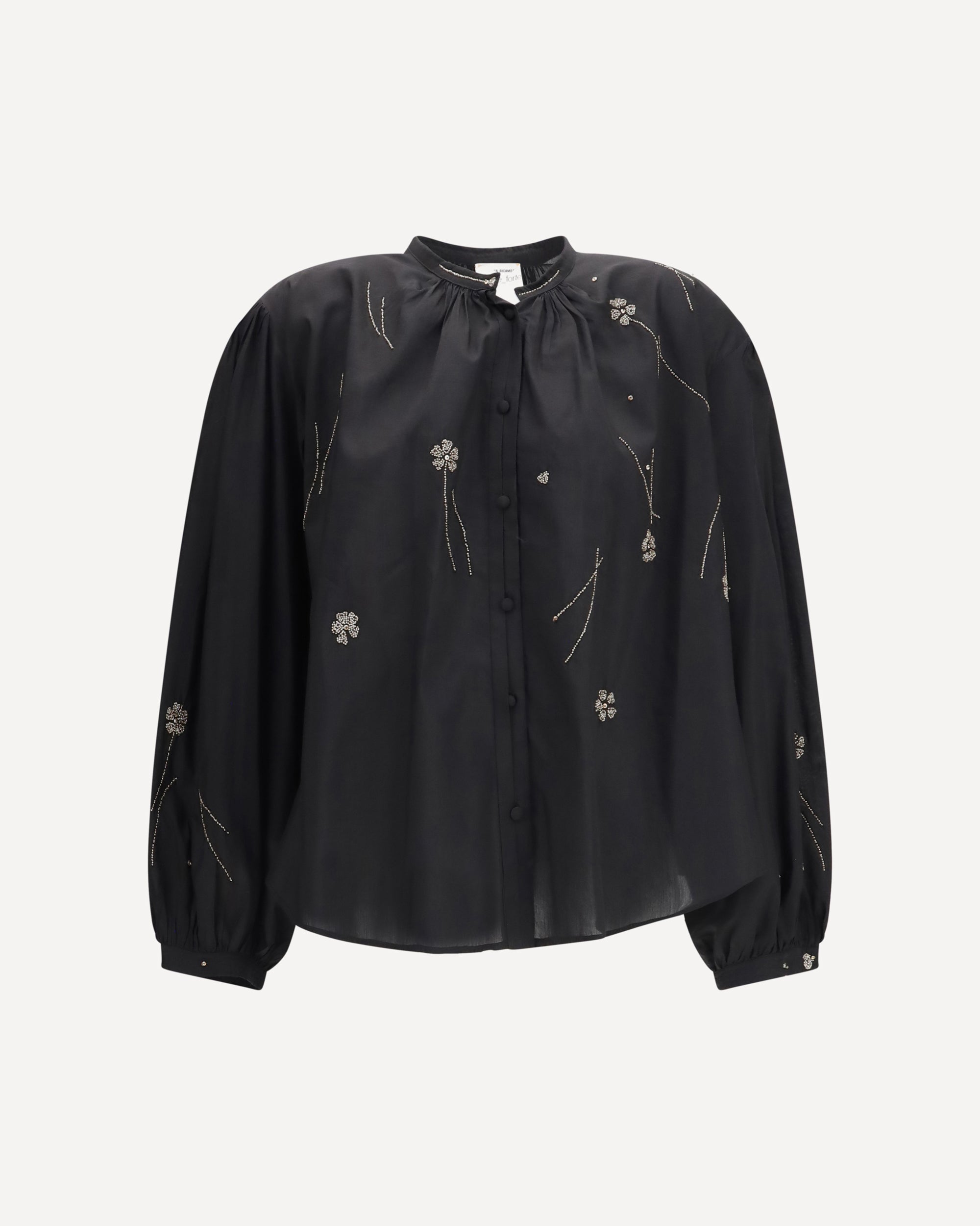 Forte_Forte Fleurs d’Orient embroidered voile bohemian Shirt