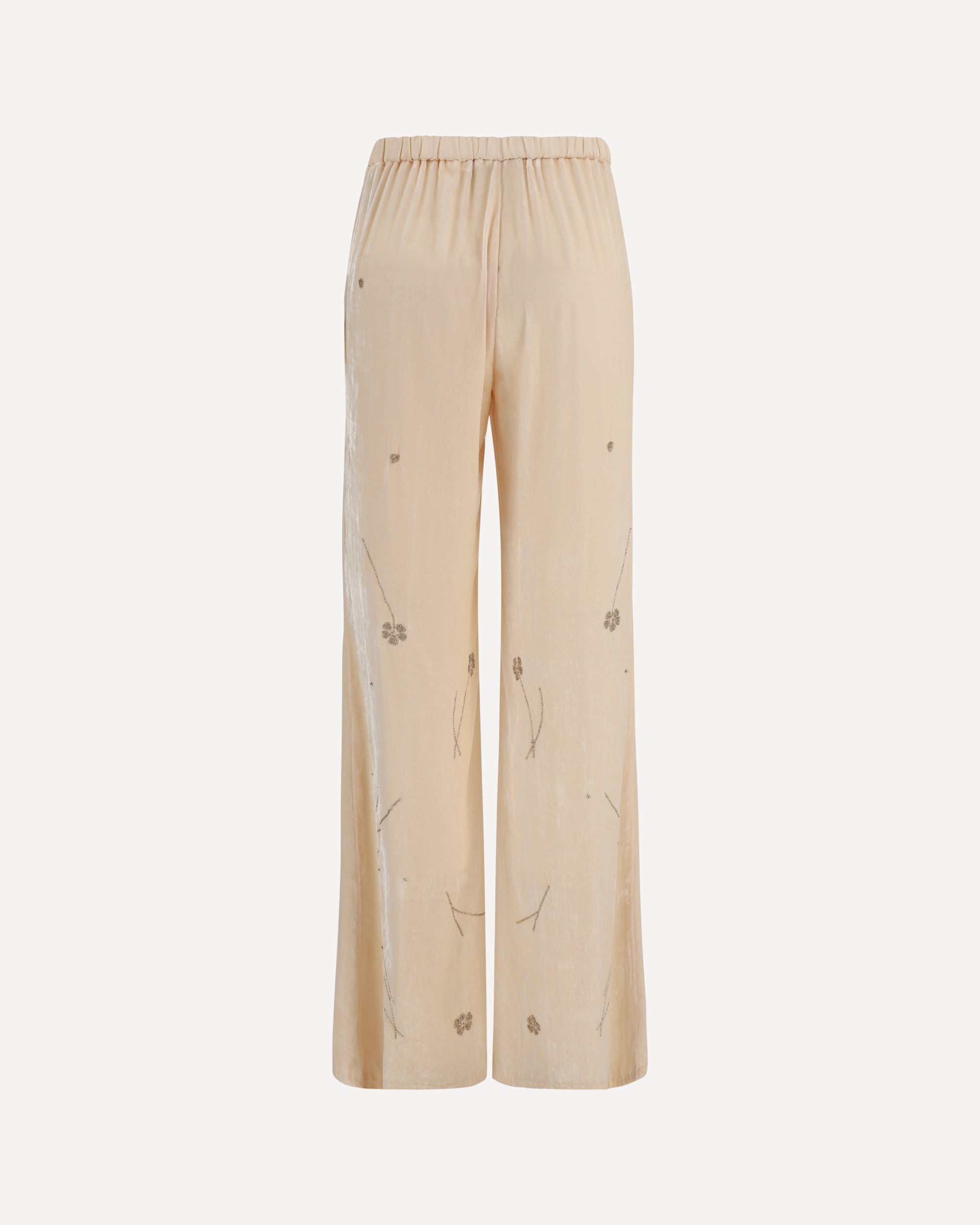 Forte_Forte Fleurs d’Orient embroidered crushed velvet Pants, view 2