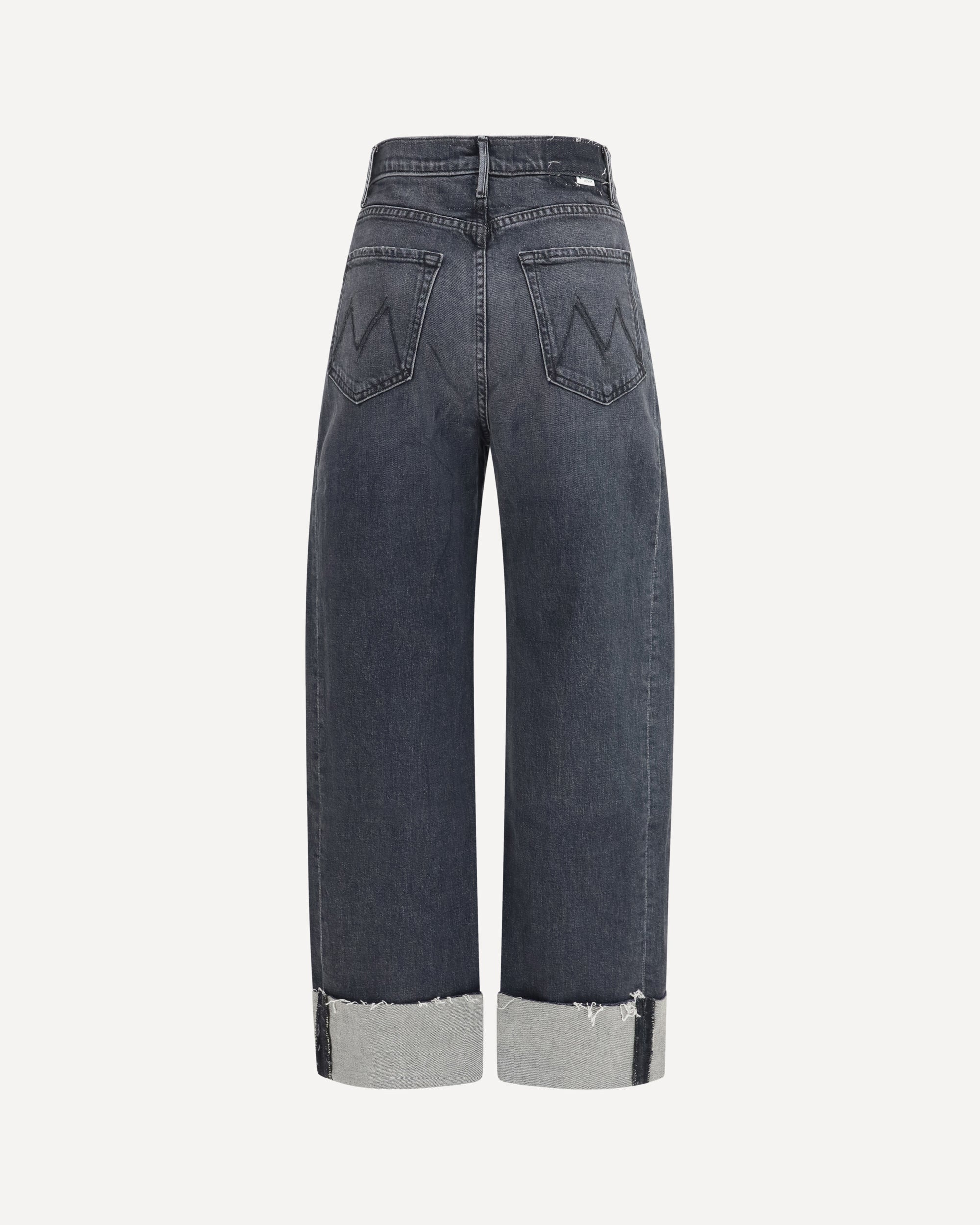 MOTHER DENIM Half Pipe flood cuff fray Jeans, view 2