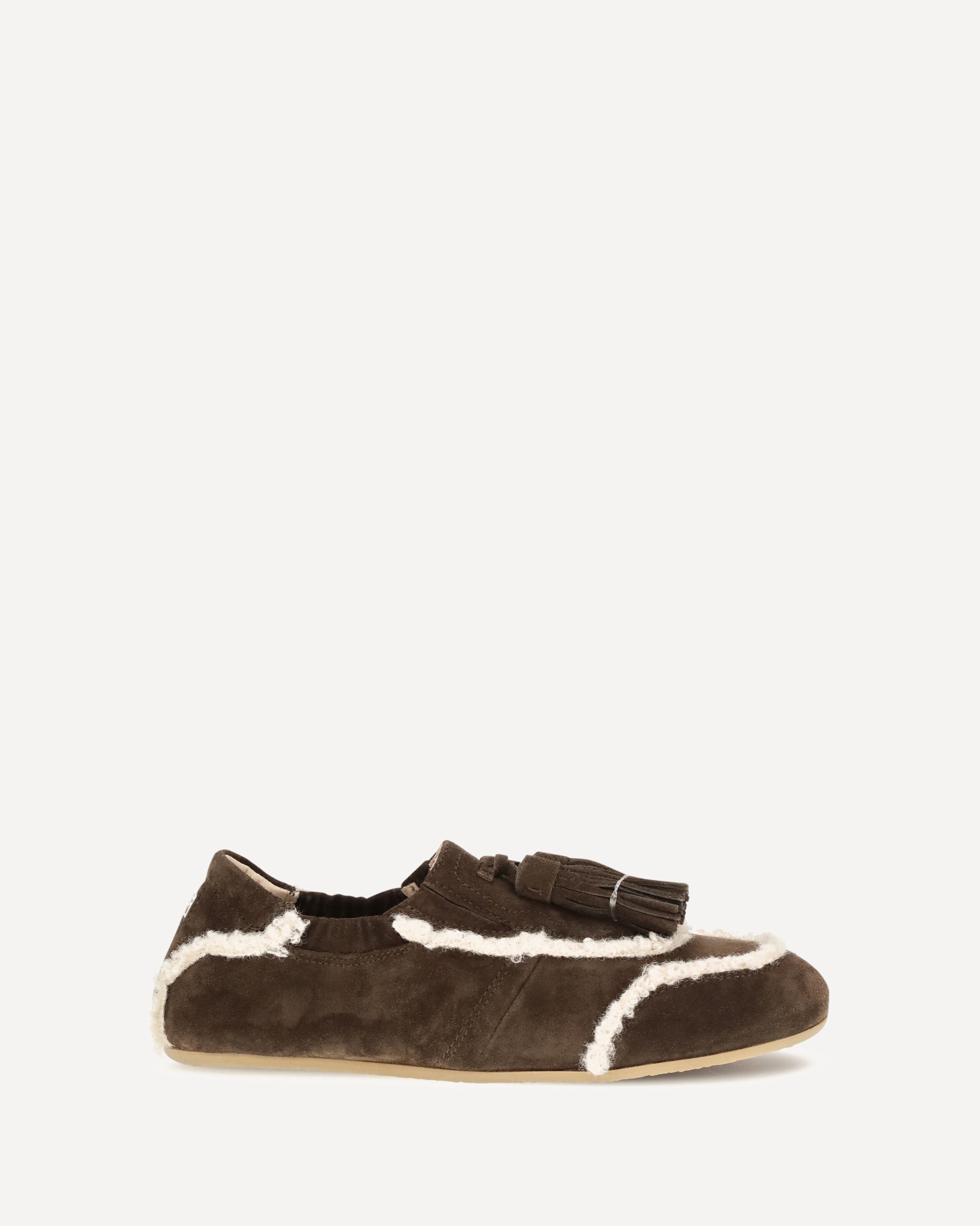 FRATELLI ROSSETTI Suede slip-on Loafers with tassel