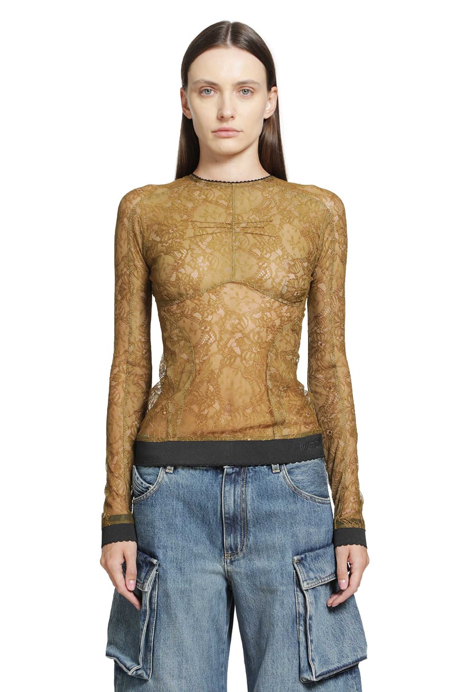 The Attico Olive Top