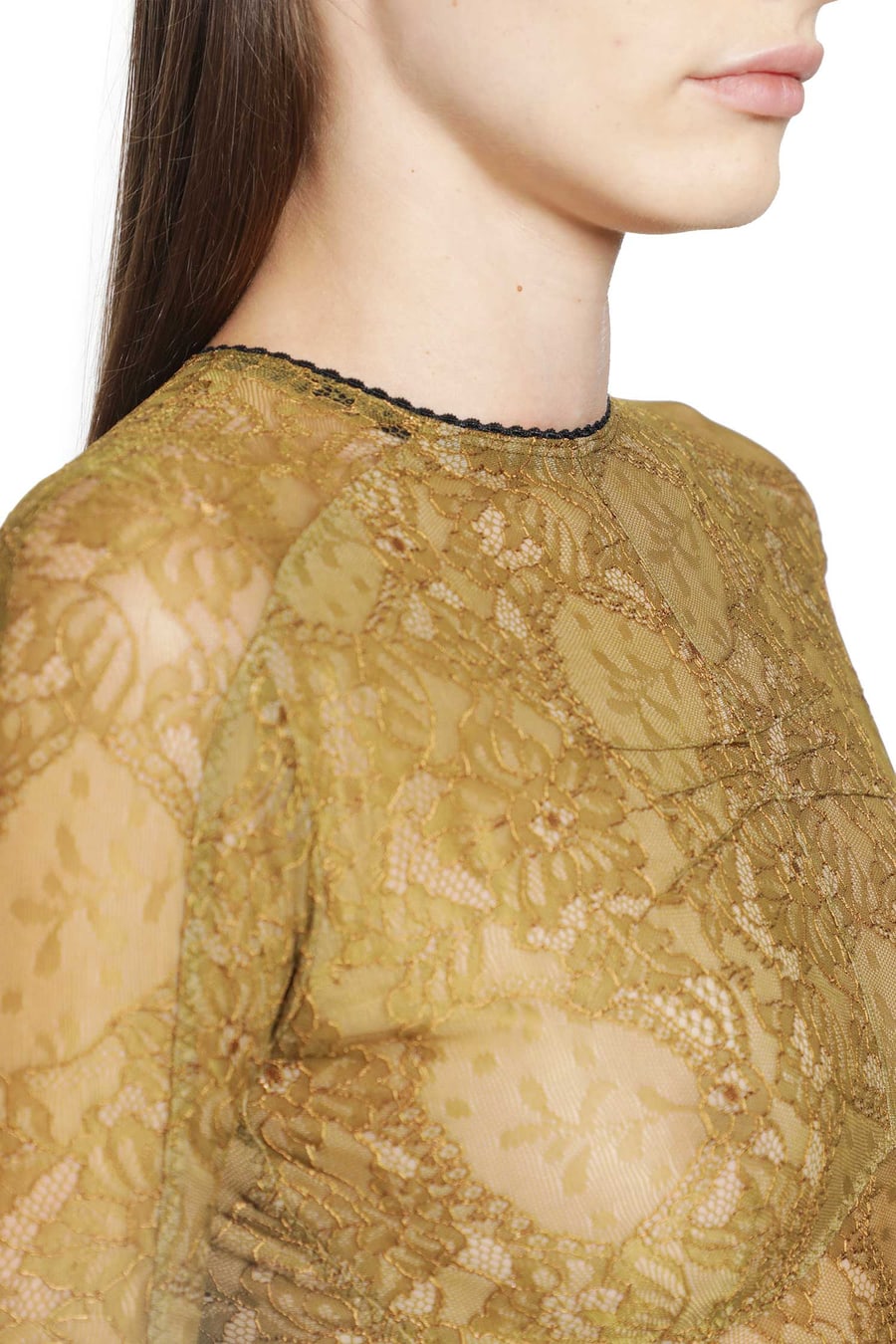The Attico Olive Top, view 4