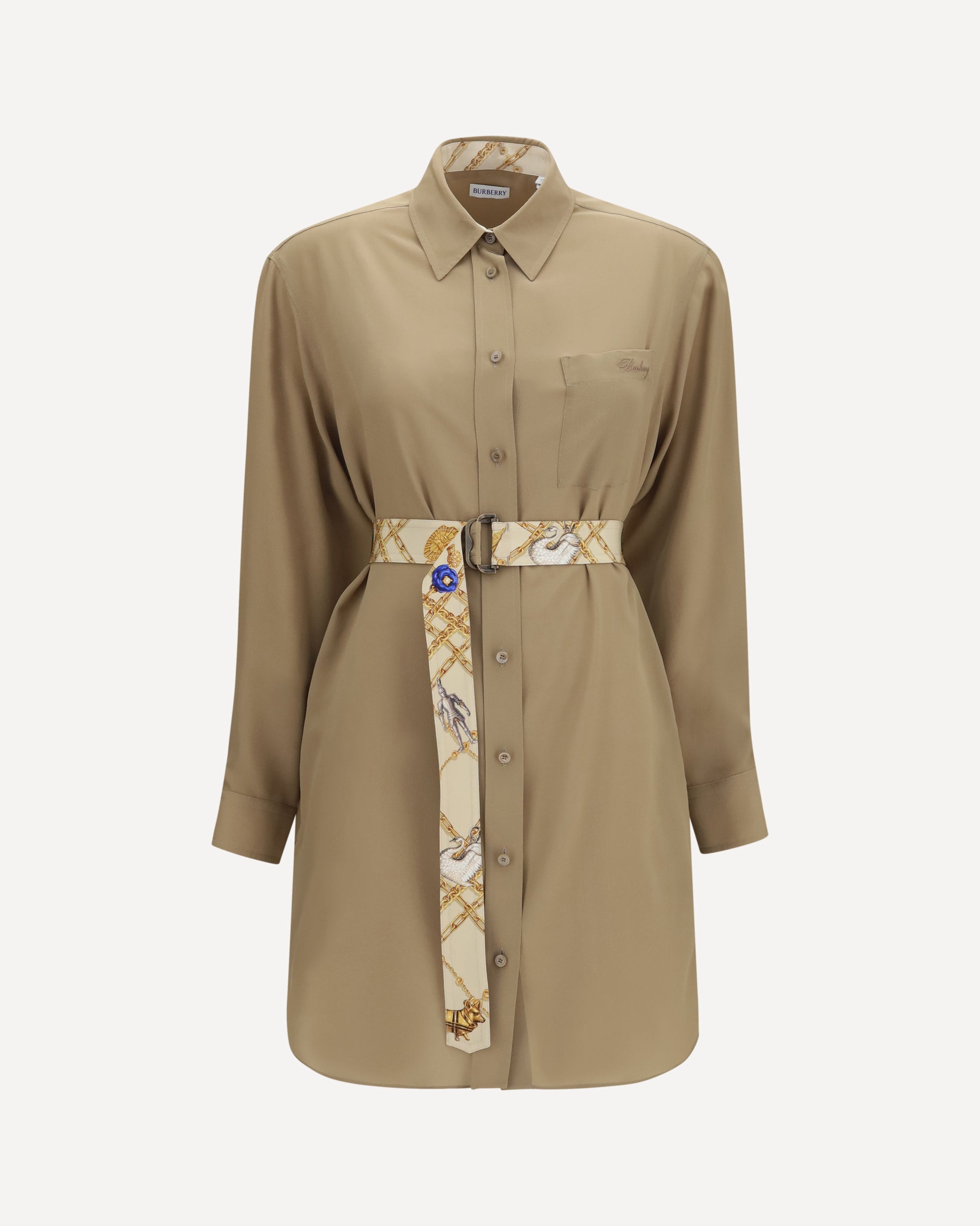 Burberry Silk crêpe de chine shirt Dress