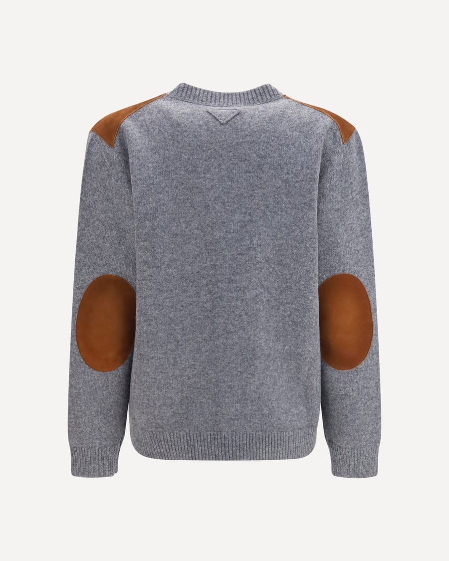 Prada Suede and wool Cardigan, view 2