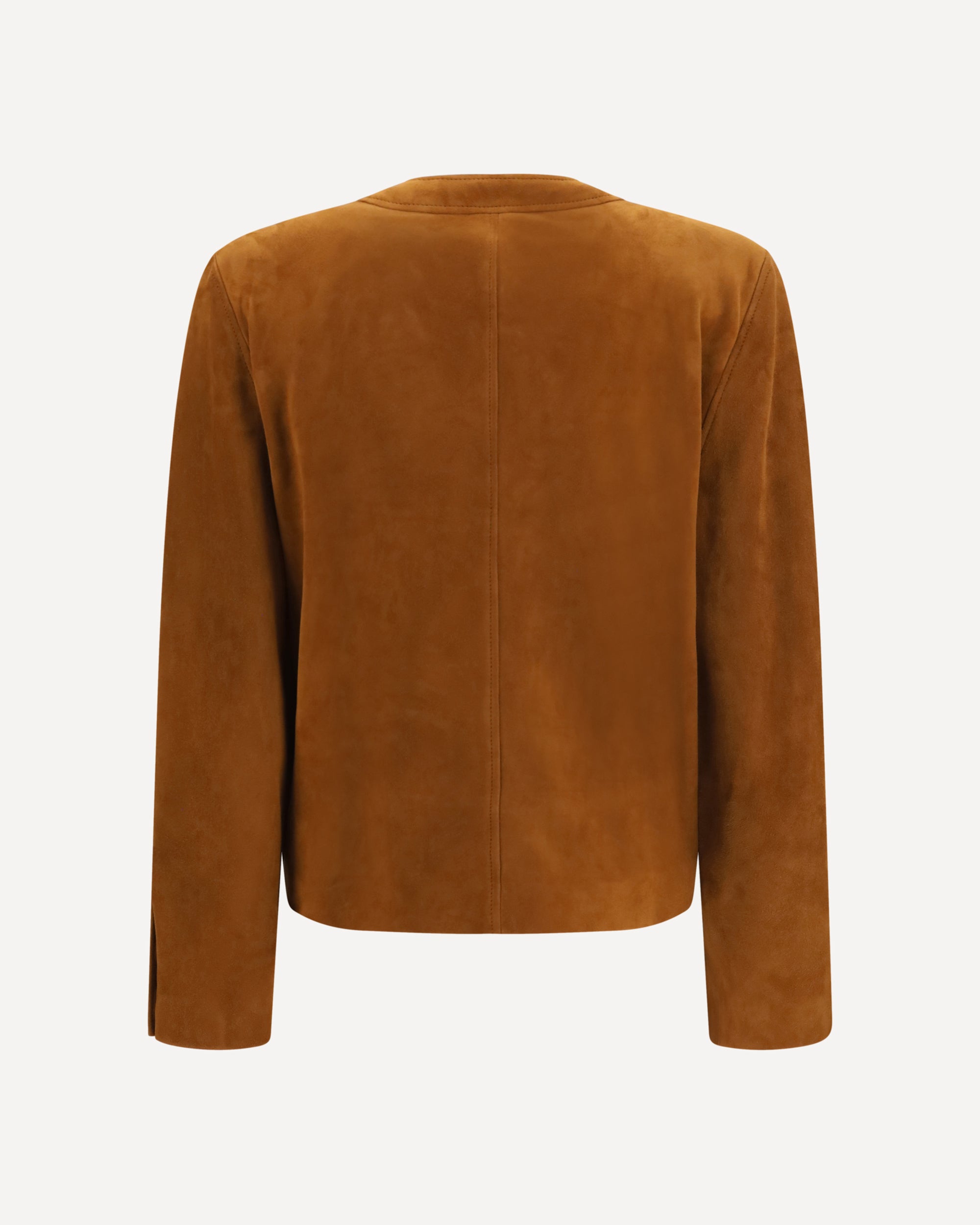 Saint Laurent Short suede Jacket with buttons, view 2