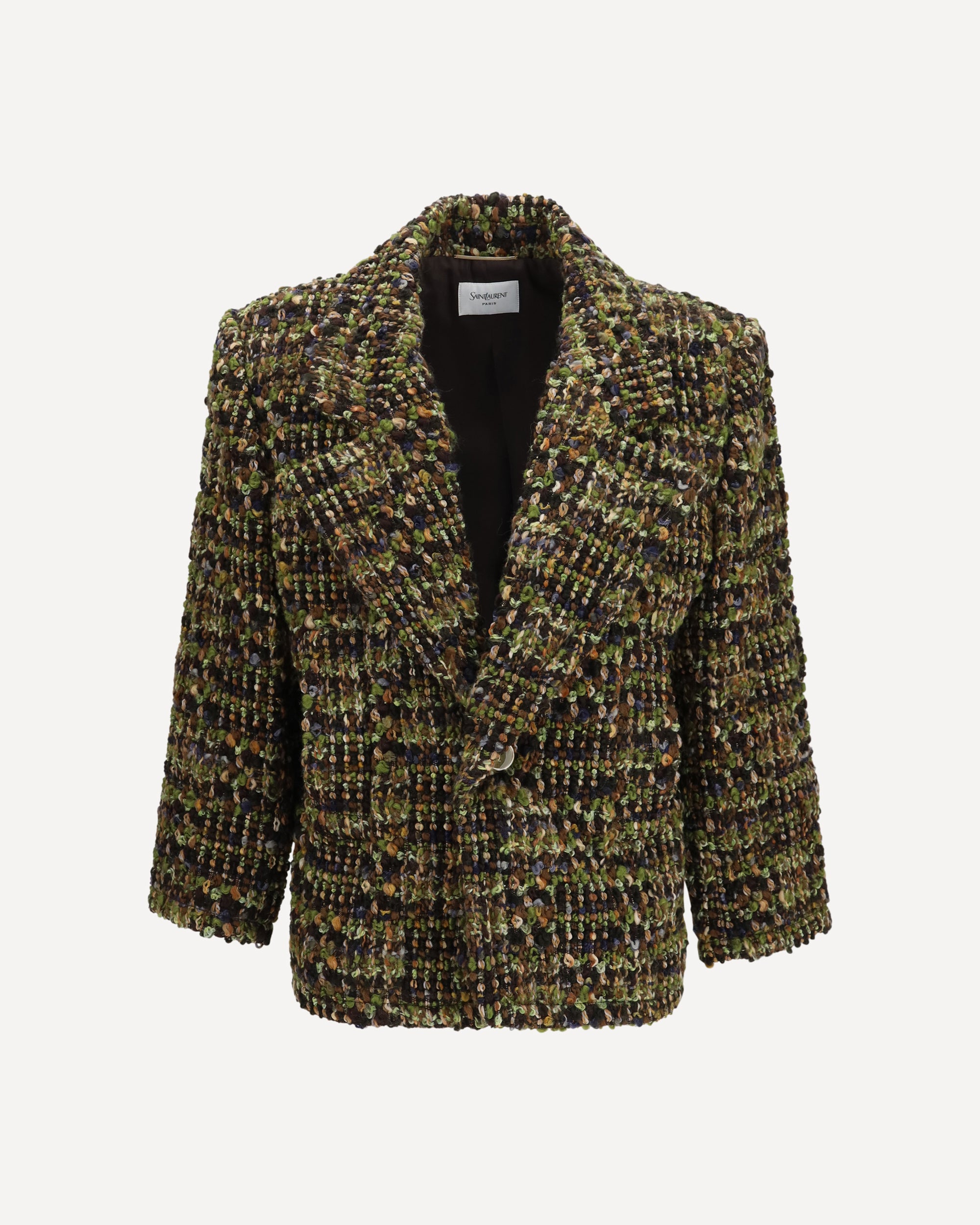 Saint Laurent Tweed single-breasted Jacket