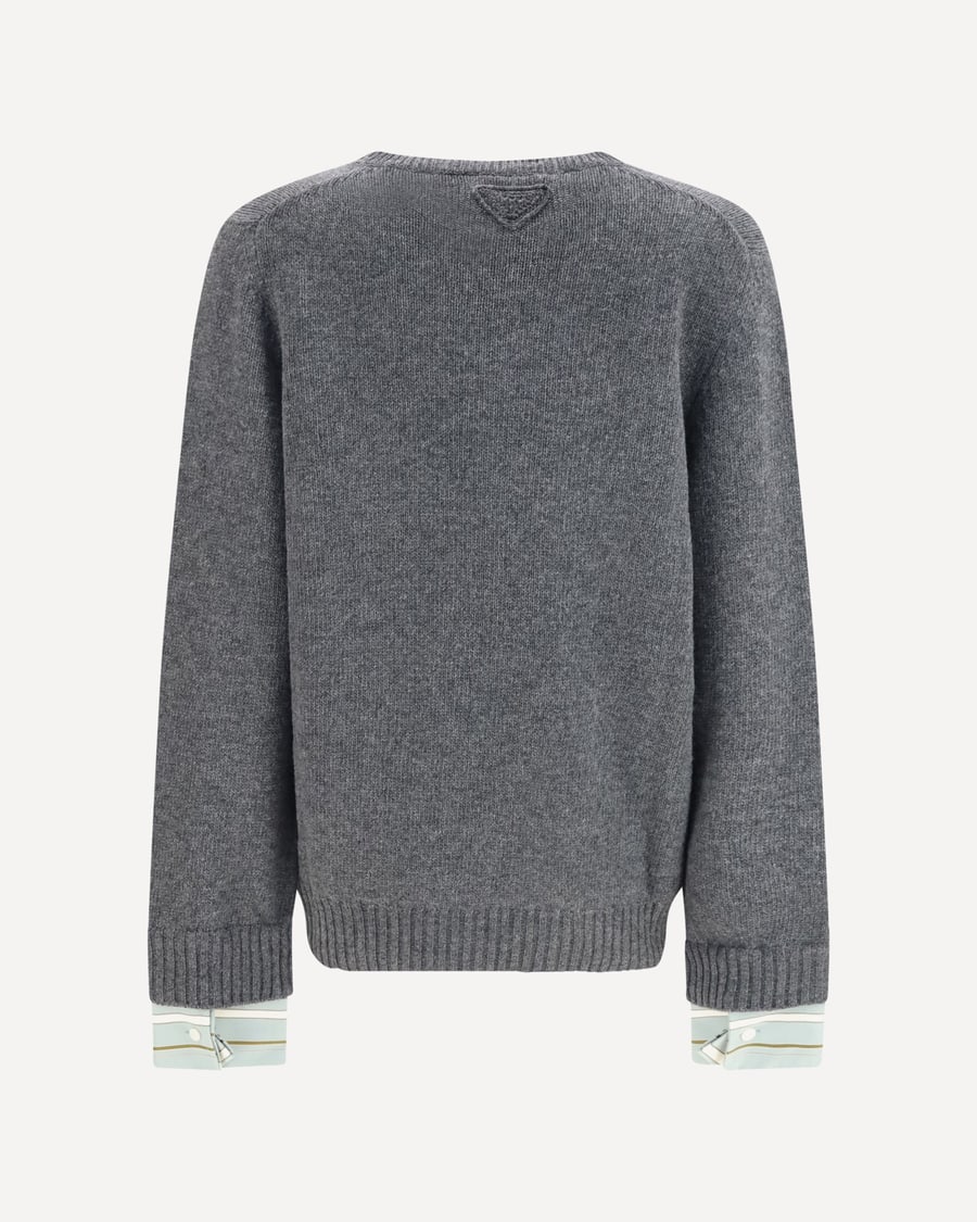 Prada Crewneck wool Sweater, view 2