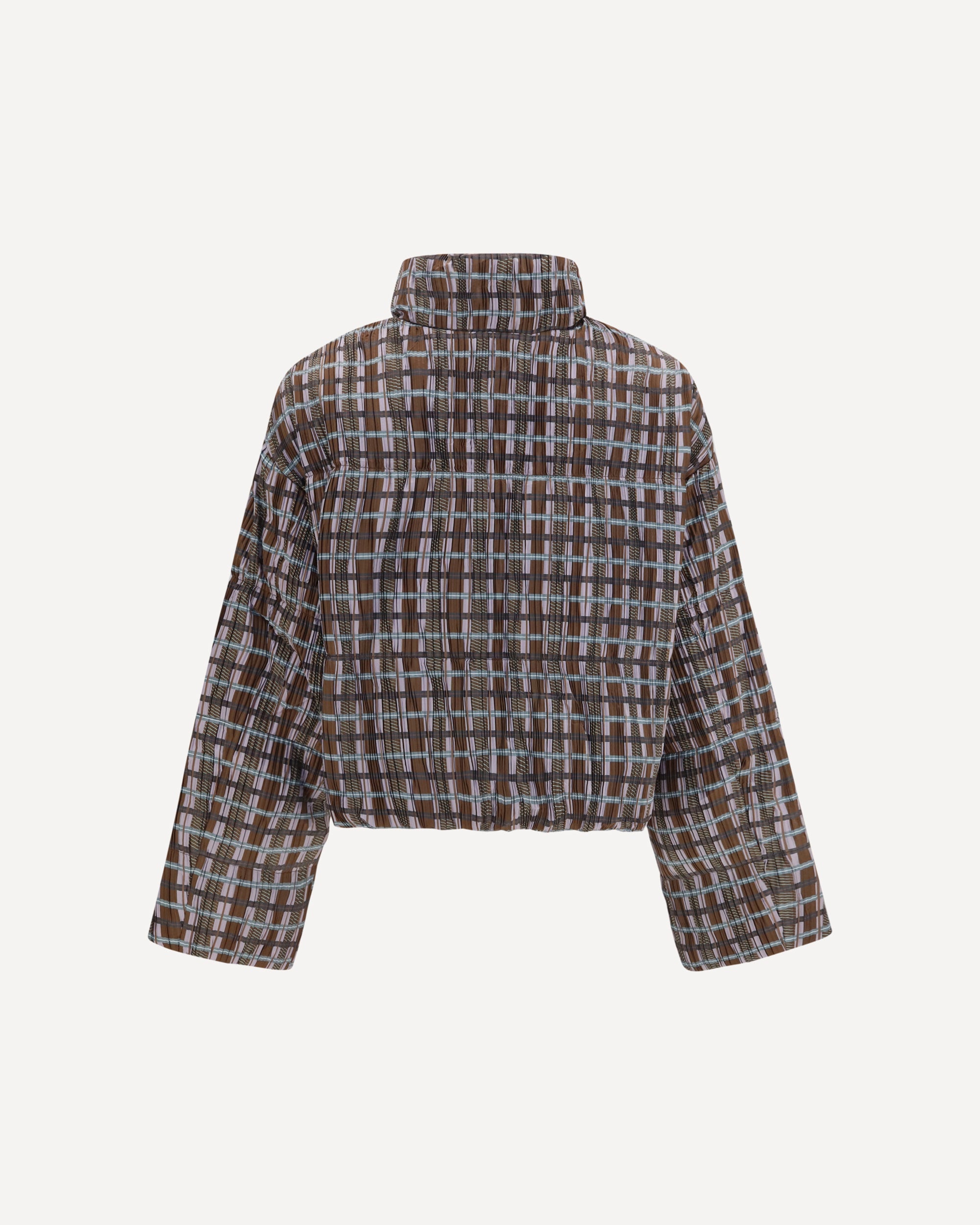 GONGDID DESIGN Short padded high-neck Jacket, view 2