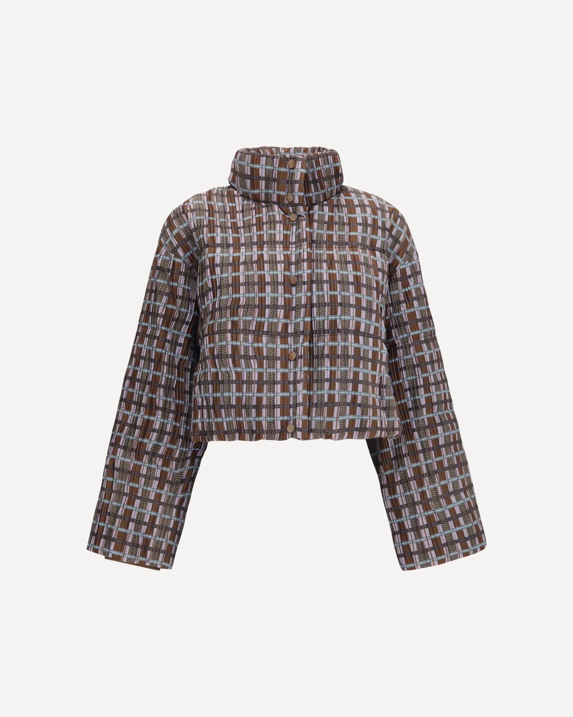 GONGDID DESIGN Short padded high-neck Jacket