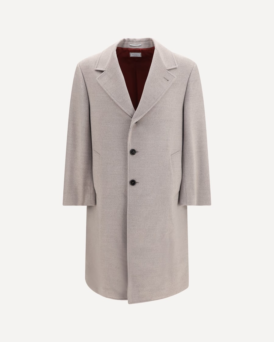 Brunello Cucinelli Virgin Wool Coat, view 3