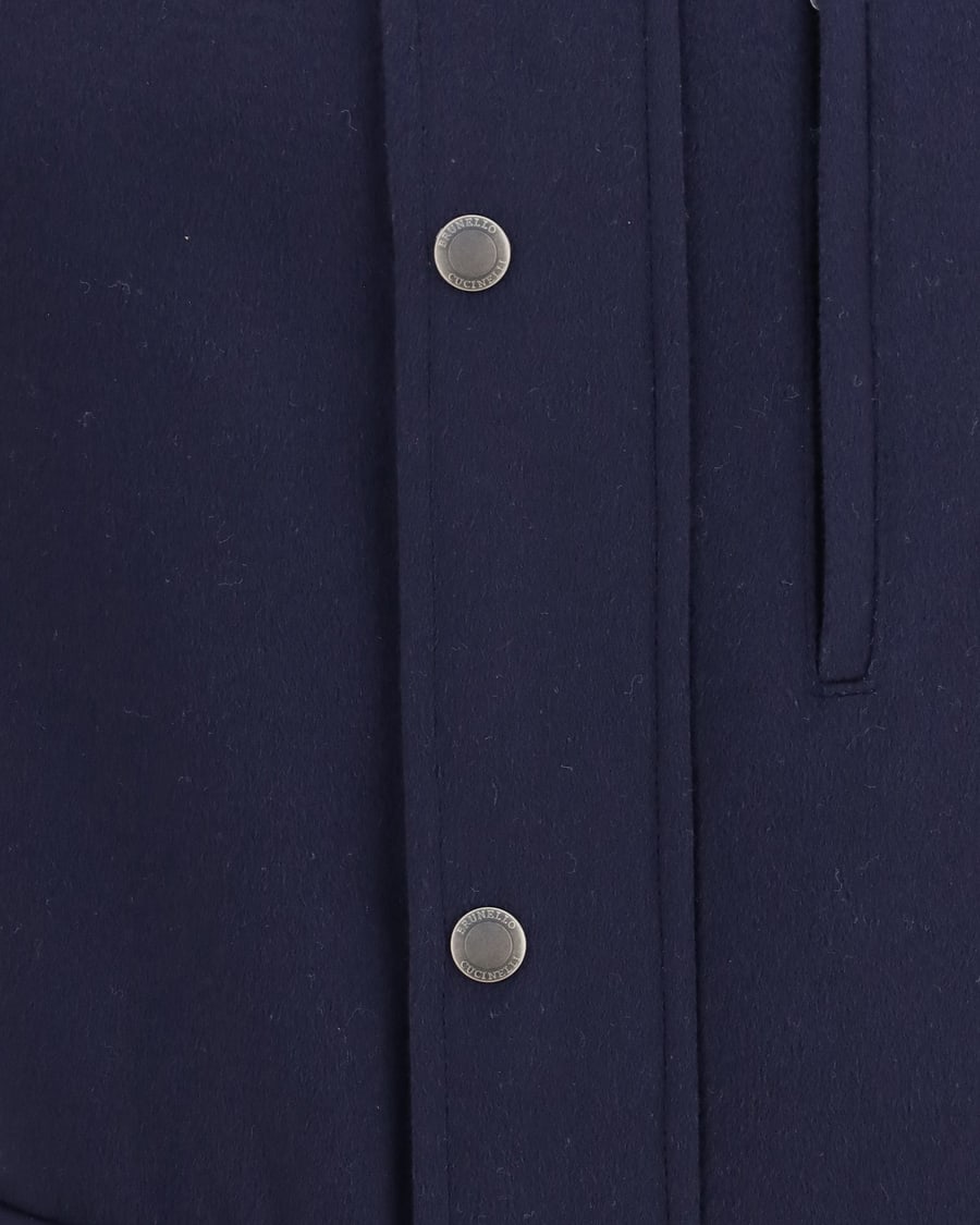 Brunello Cucinelli Virgin wool Jacket withnappa inserts, view 5