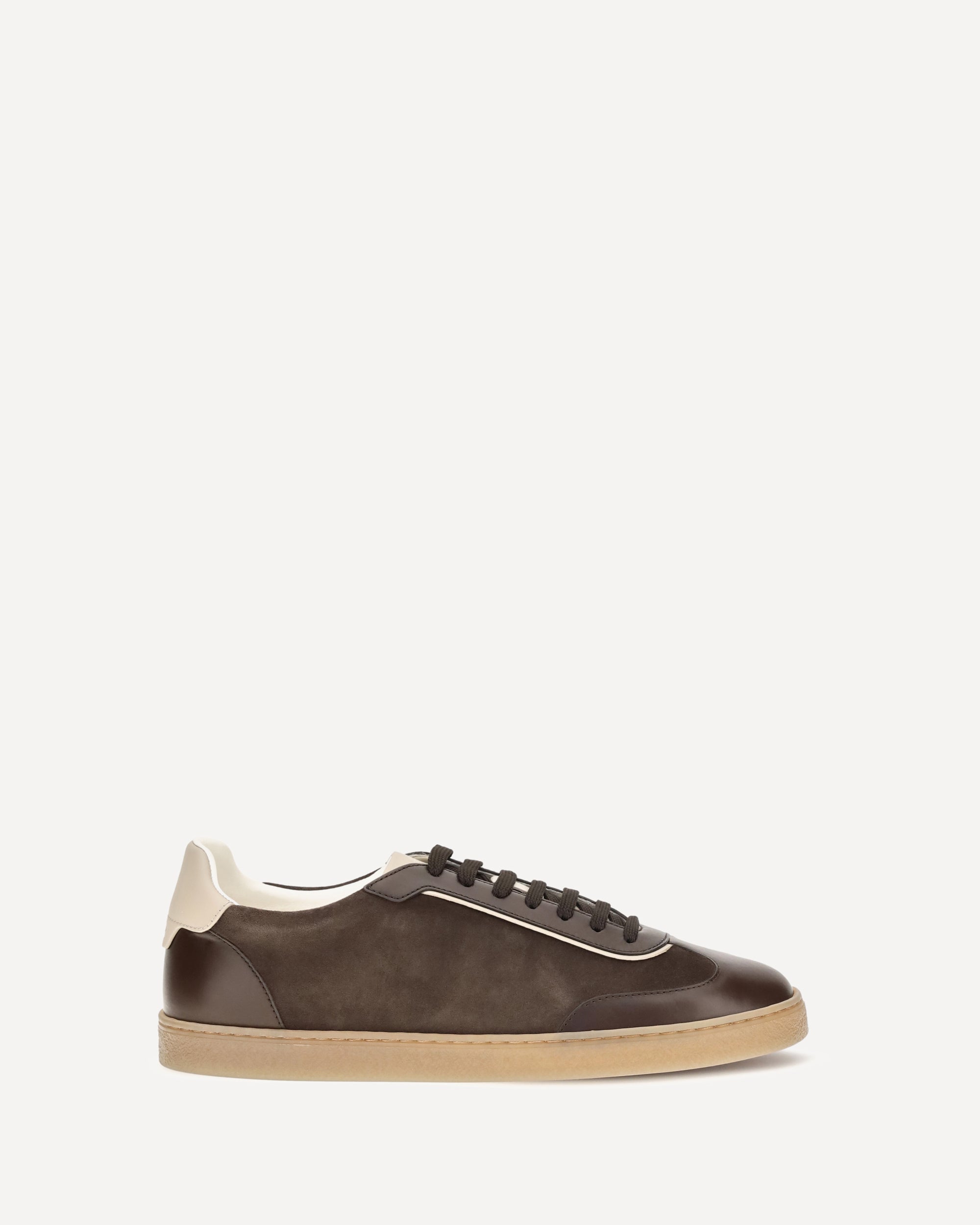 Brunello Cucinelli Leather Sneakers with suede details
