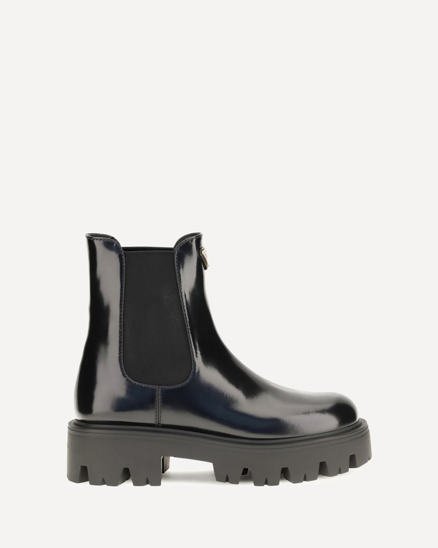 Prada Brushed leather ankle Boots