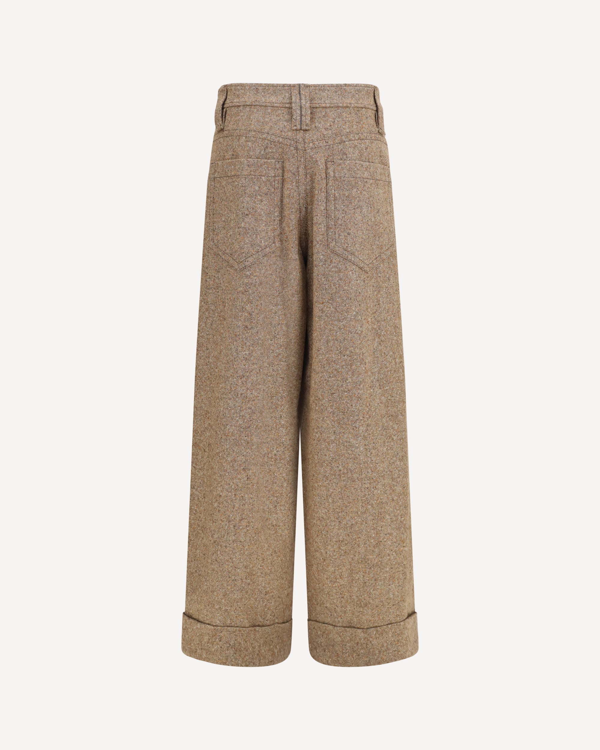 Brunello Cucinelli Tailored wool-blend Pants, view 2