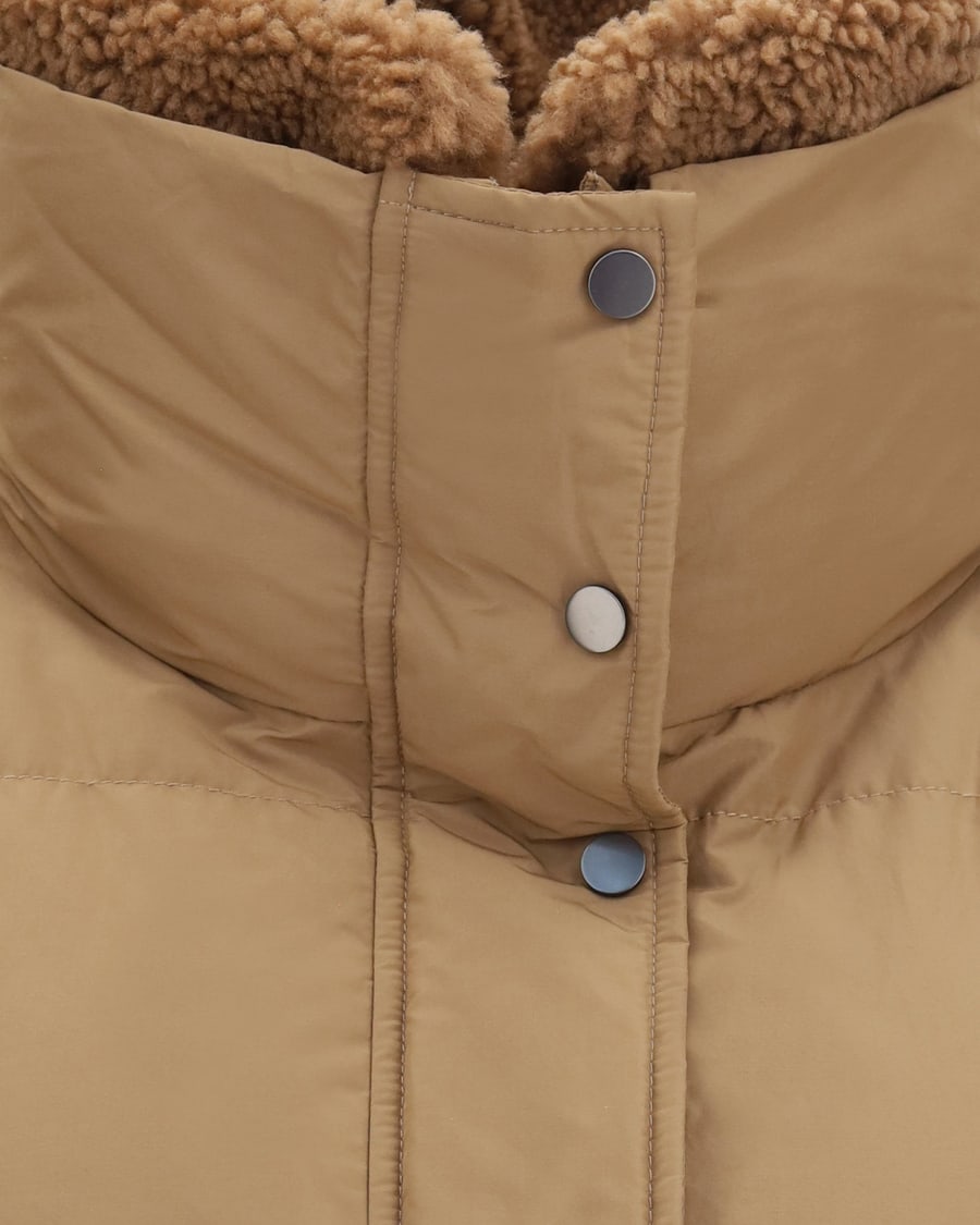 Brunello Cucinelli Padded Jacket with shearling collar, view 5