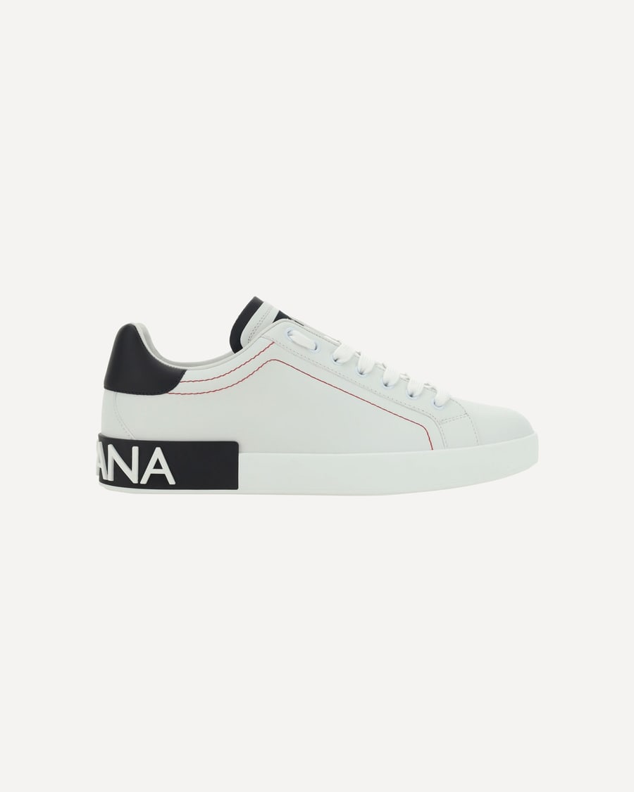 Dolce & Gabbana Leather Sneakers, view 3