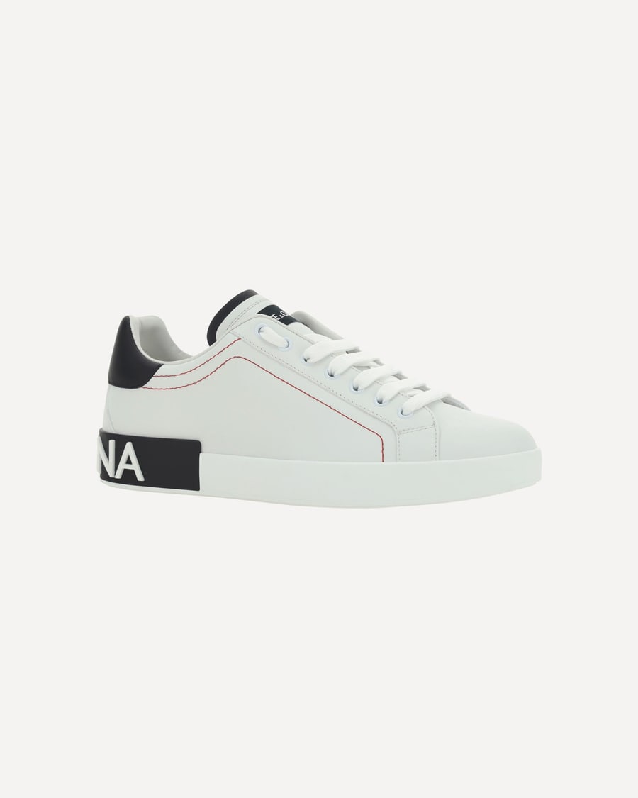 Dolce & Gabbana Leather Sneakers, view 4