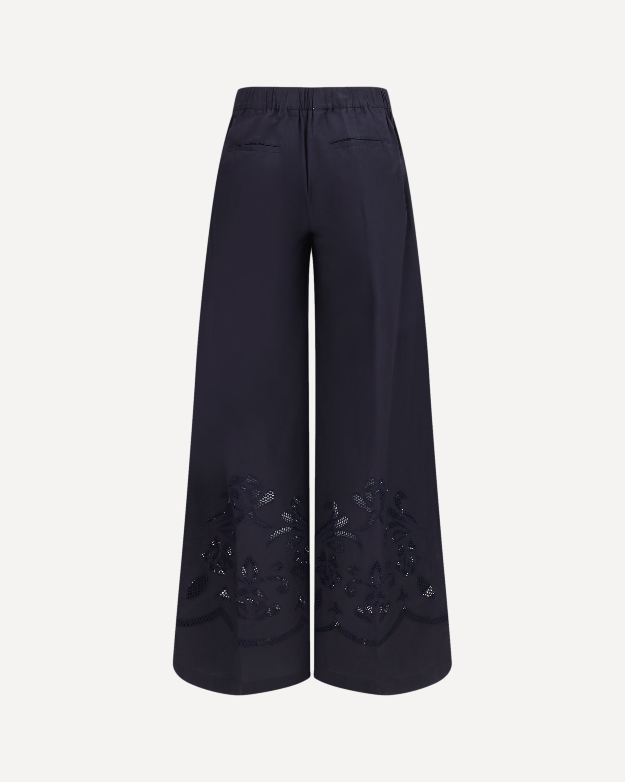 Forte_Forte Embroidered cotton Pants, view 2
