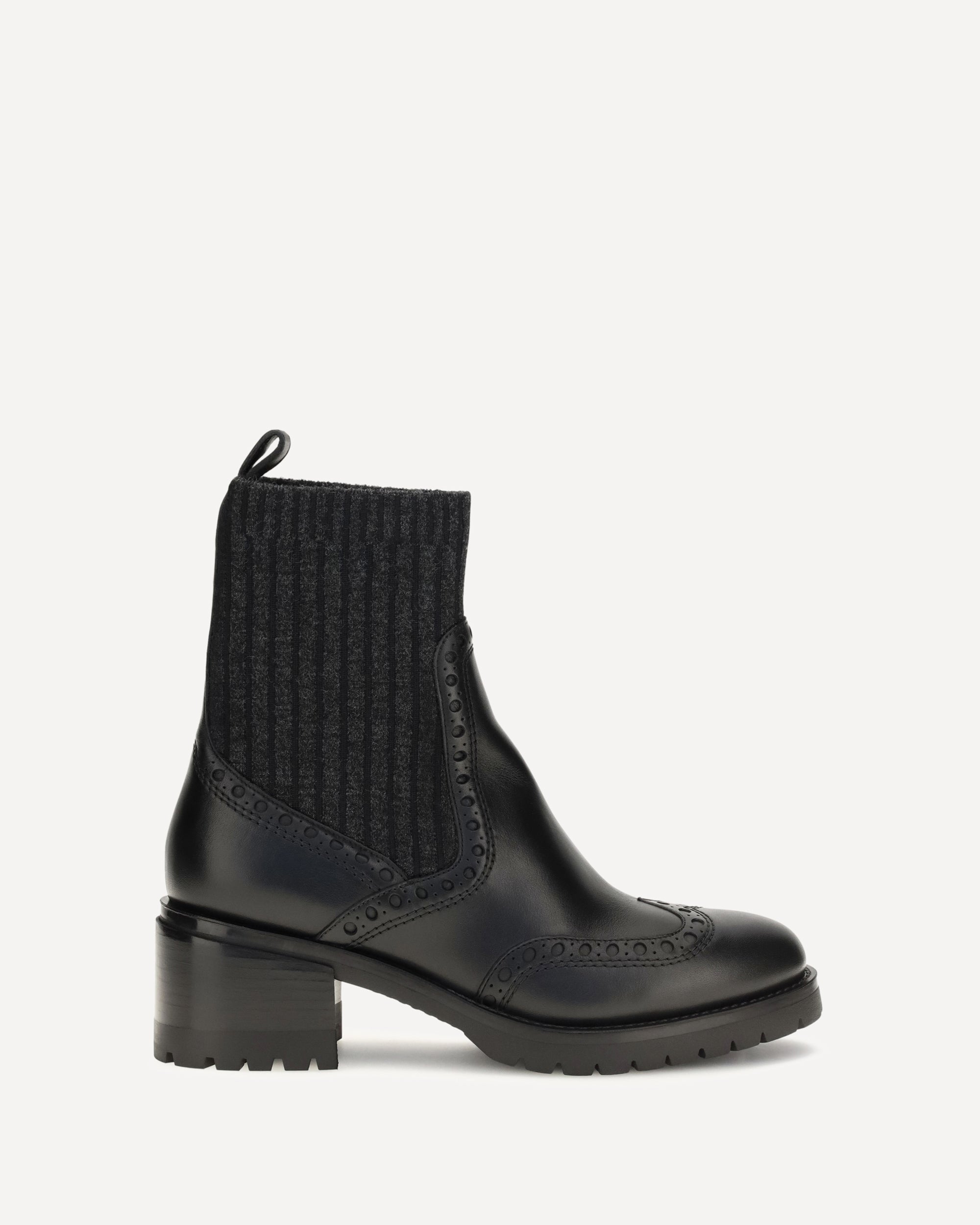 SANTONI Ferret leather Boots