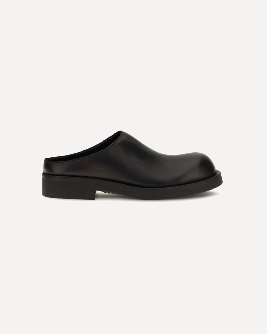 MM6 Biker round toe Mules, view 3